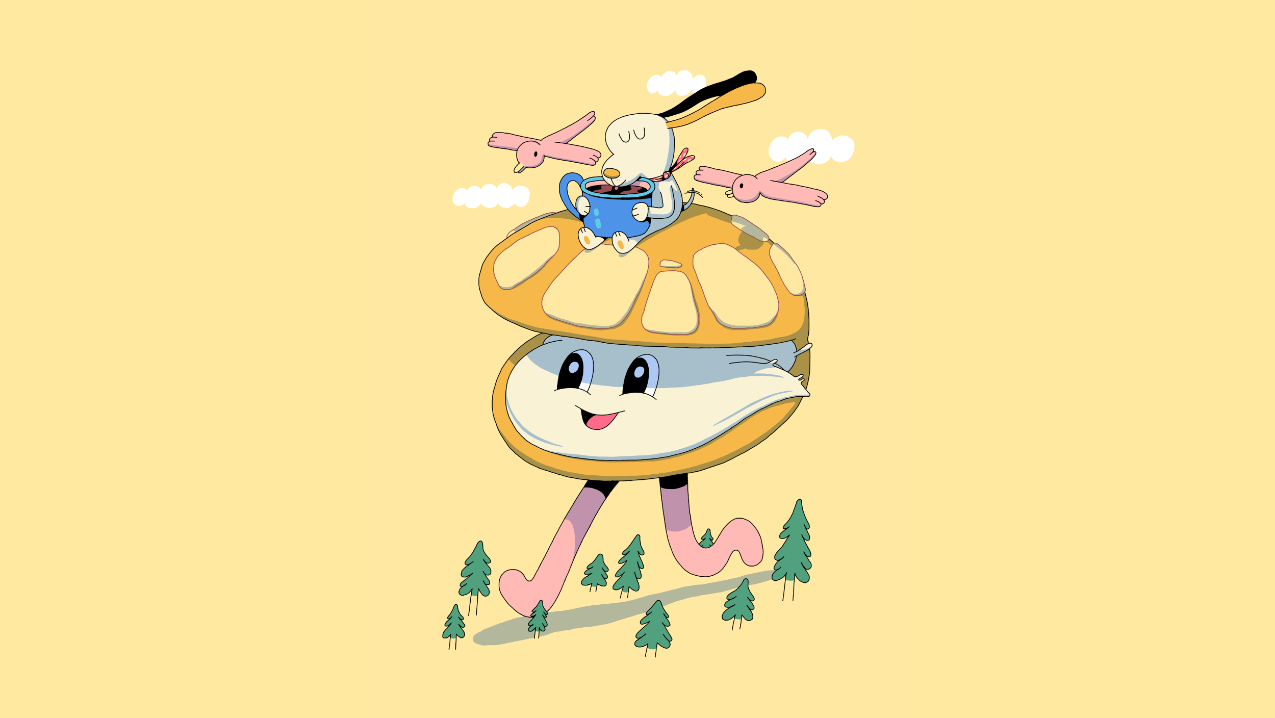 Suavecito Ice Cream Club | Illustrations for ice cream shop