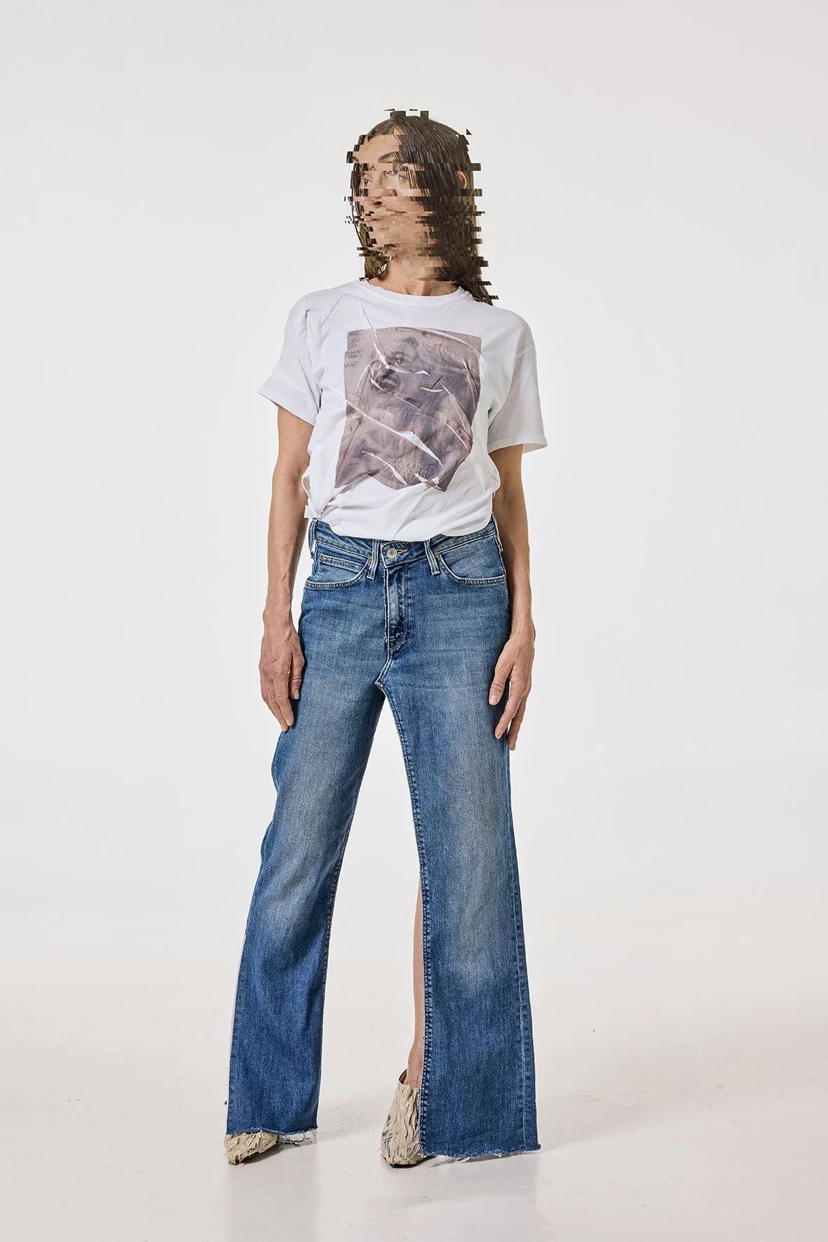 Slit up Denim No.01 X-SMALL