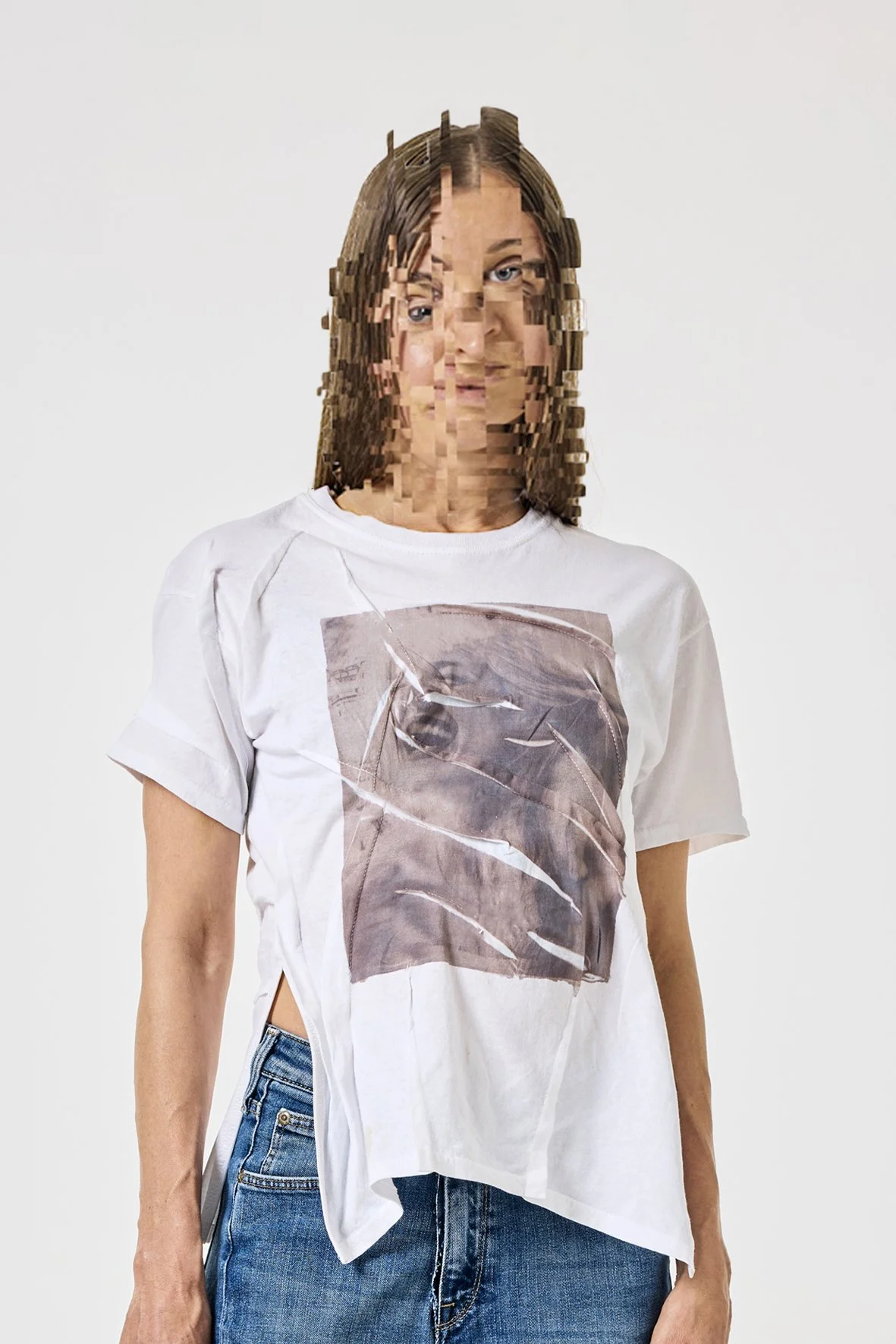 Printed Dart T-shirt
