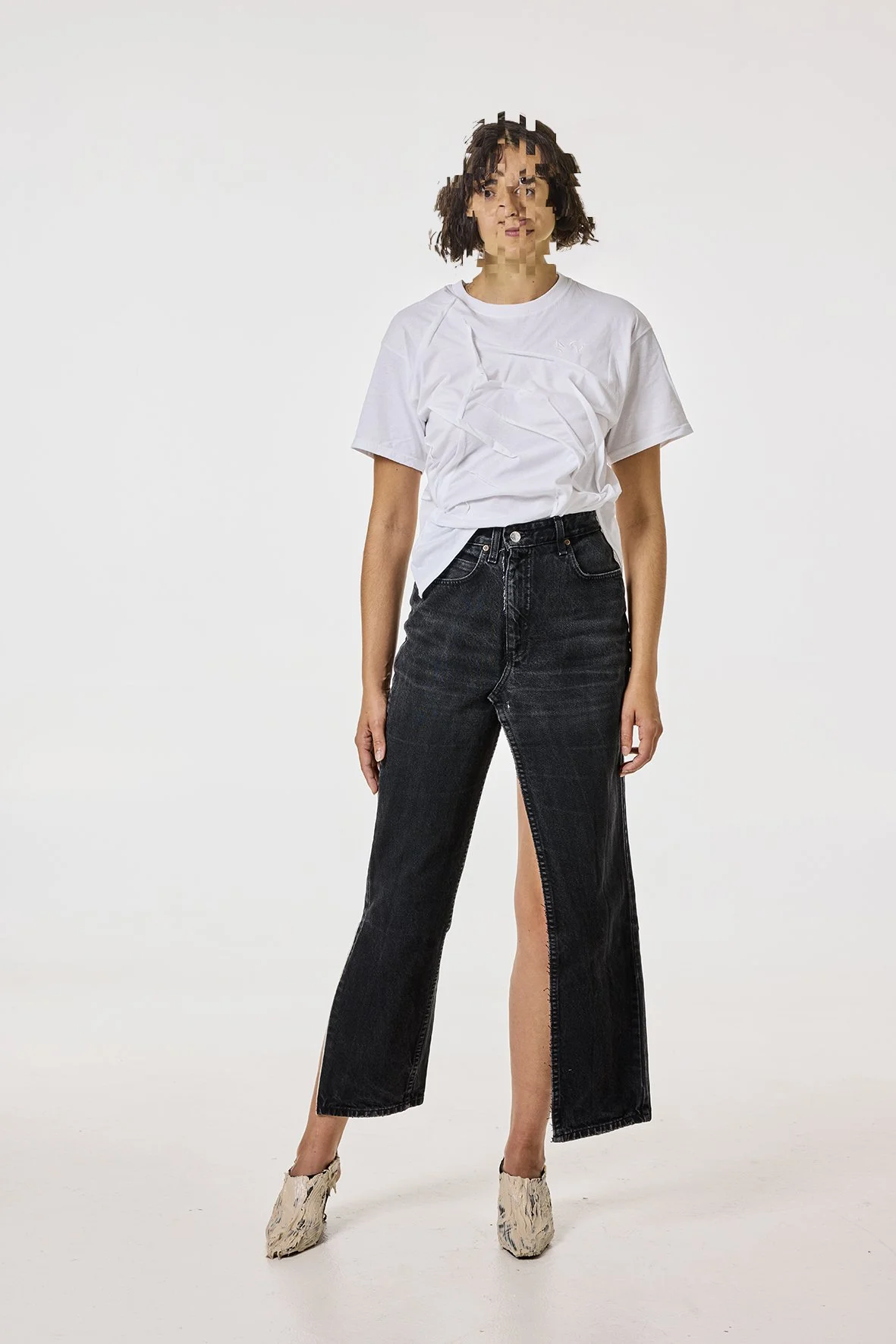 Slit up Denim No.06 X-SMALL/SMALL