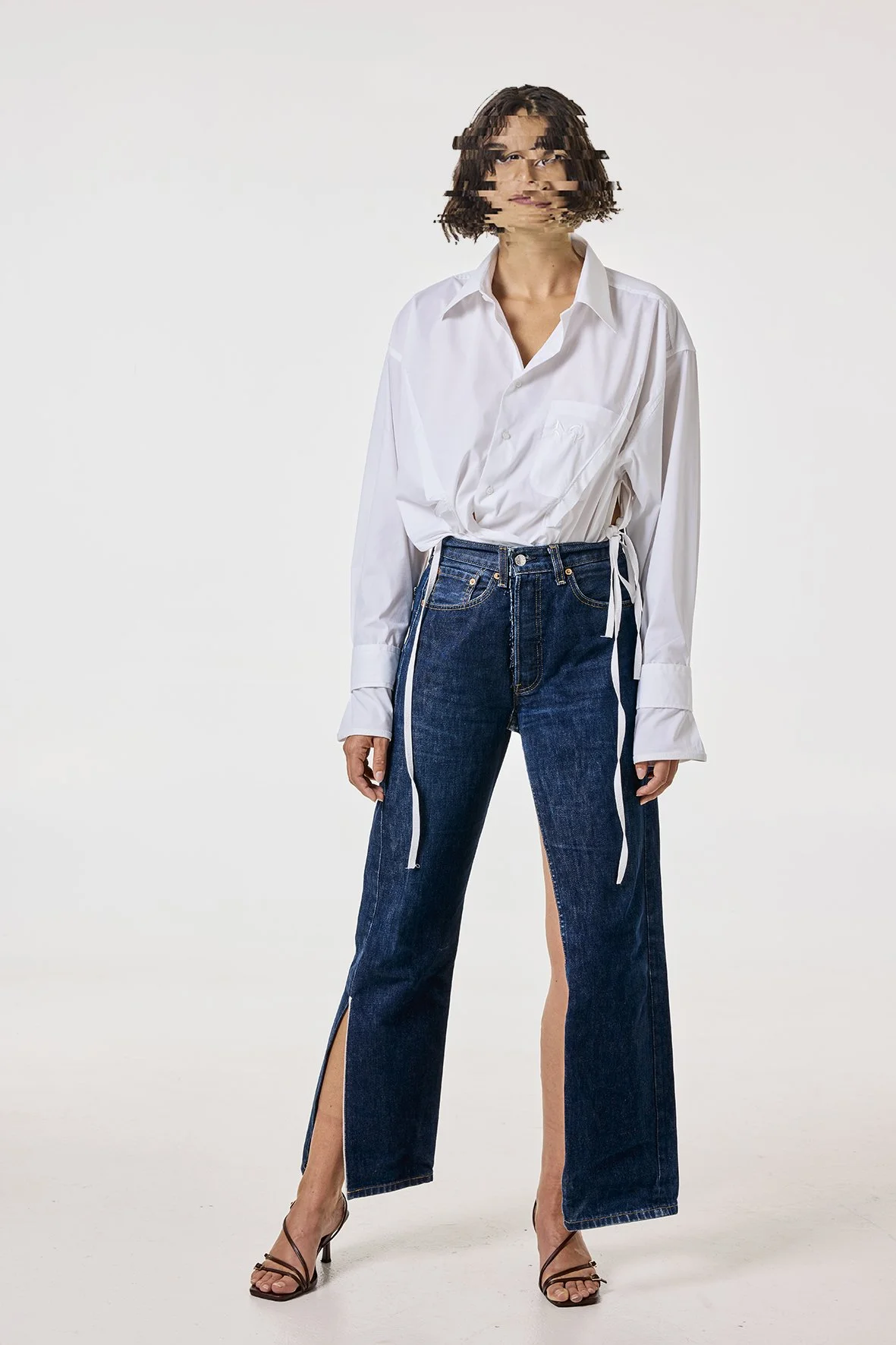 Slit up Denim No.07 SMALL