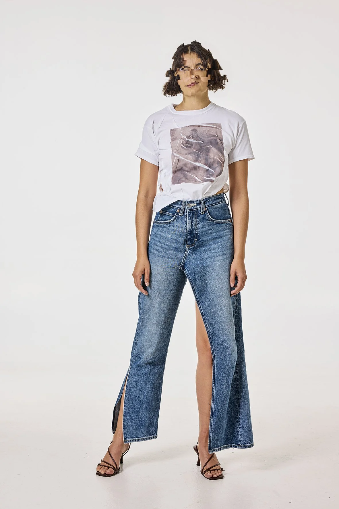 Slit up Denim No.05 SMALL
