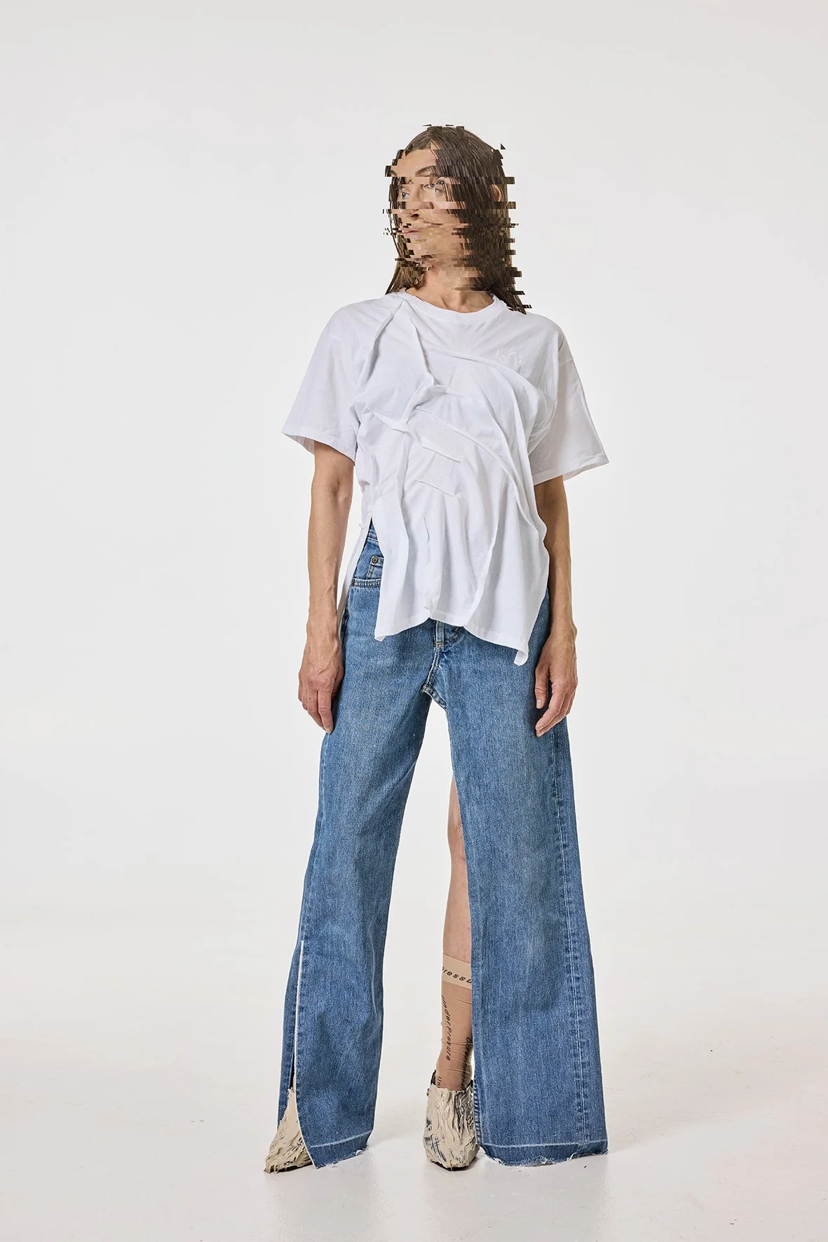 Slit up Denim No.02 X-SMALL