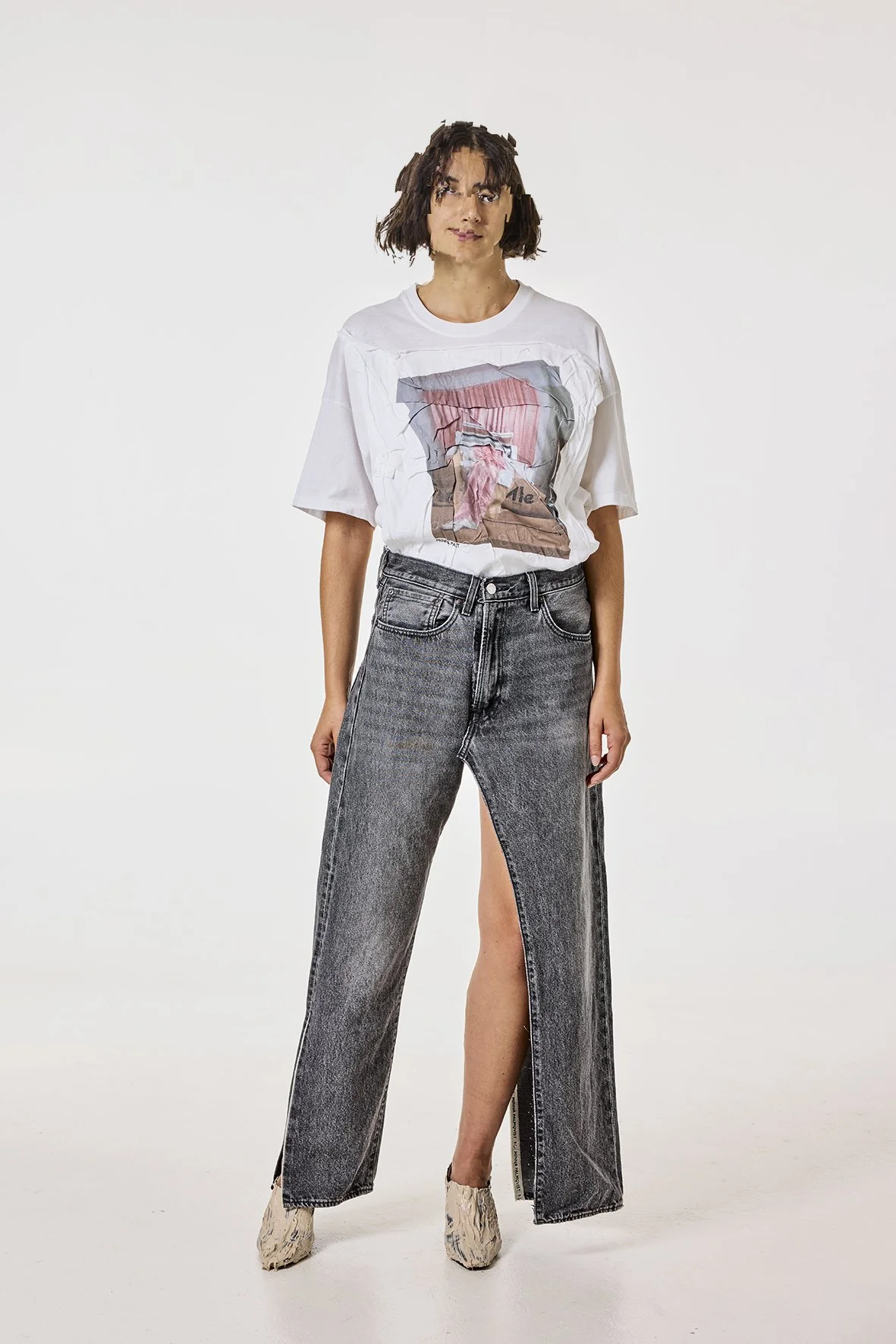 Slit up Denim No.09 SMALL/MEDIUM