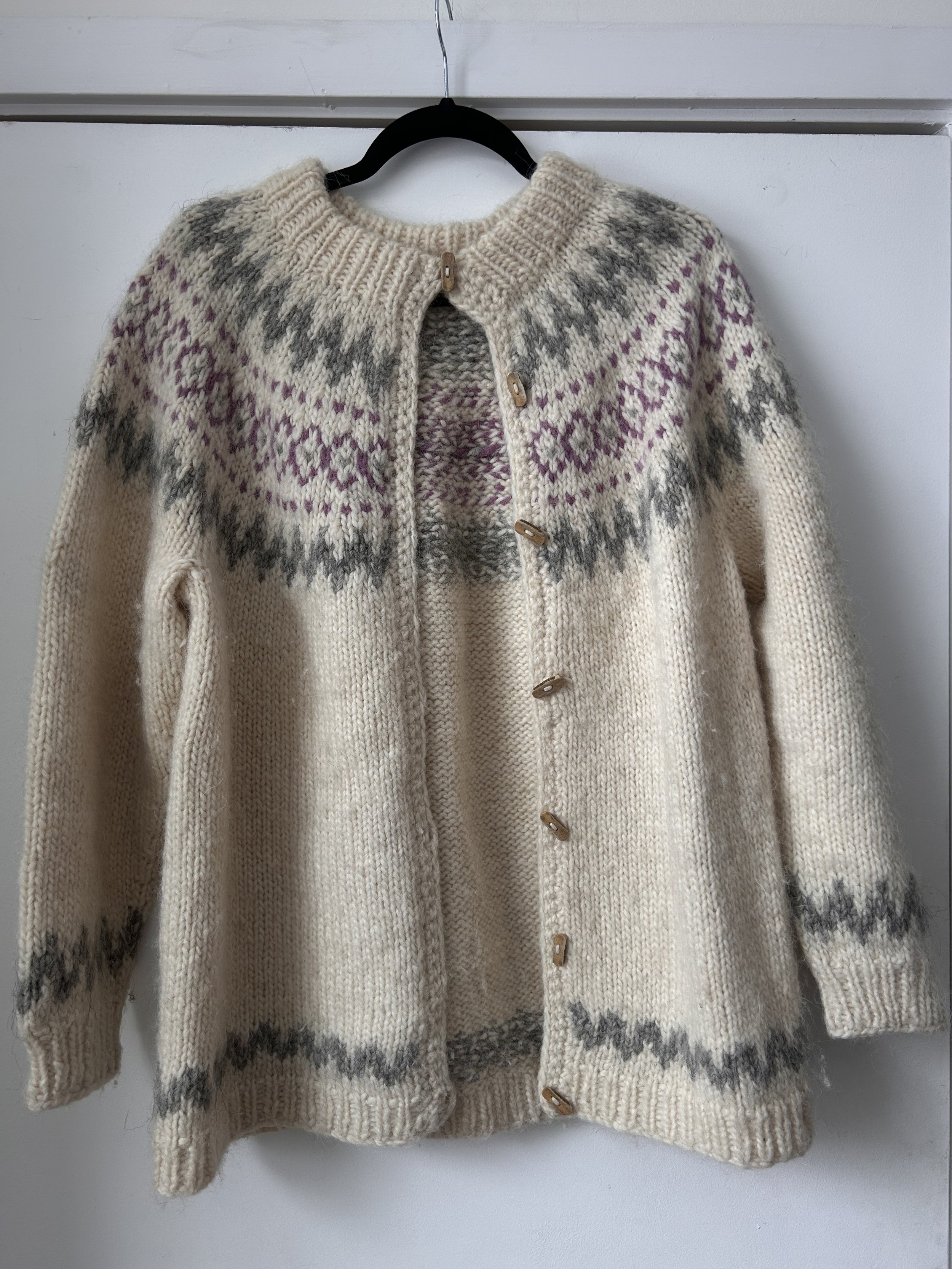 Vintage Scandinavian Knit Cardigan