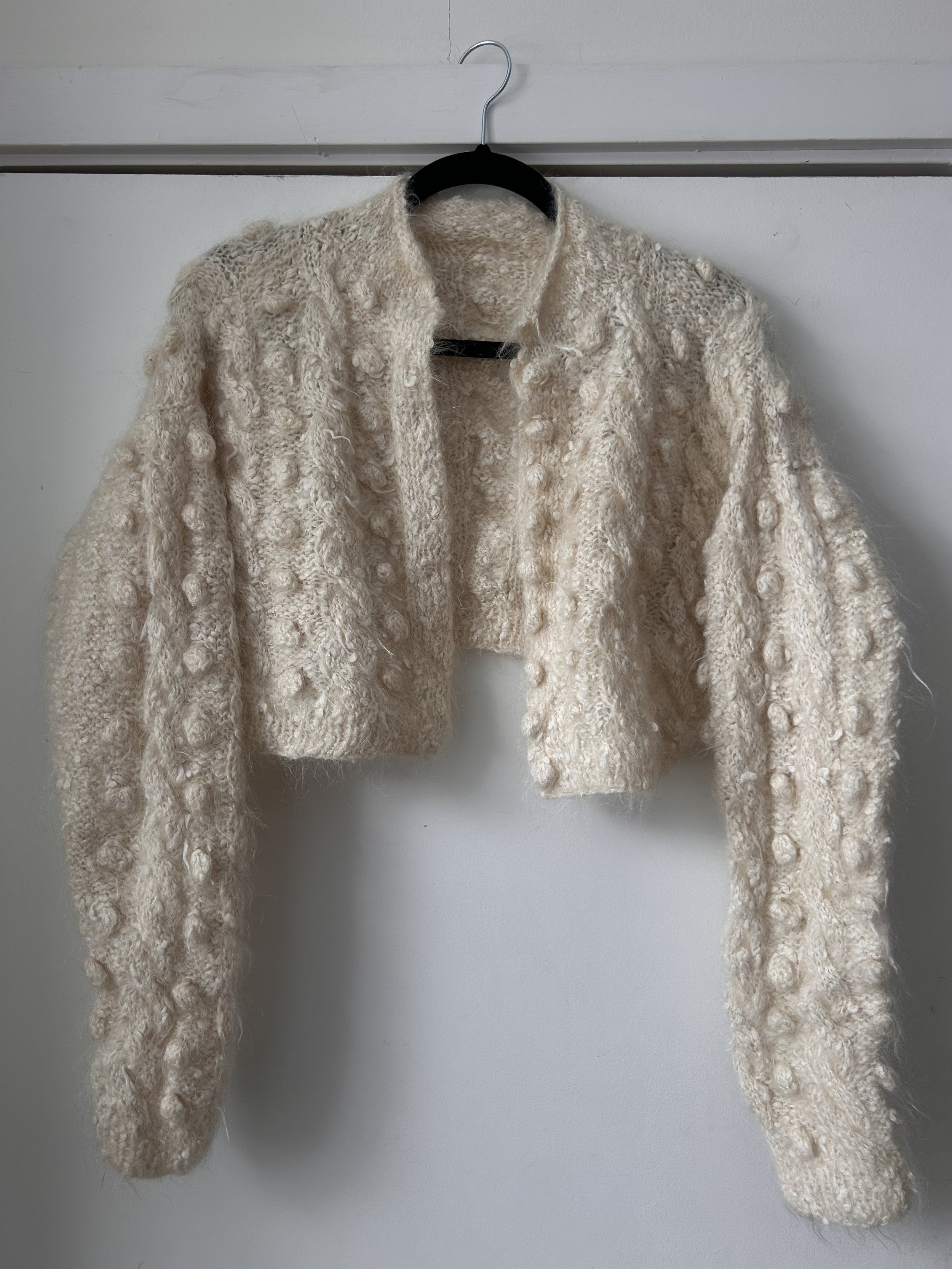 Mohair Cropped Cardigan