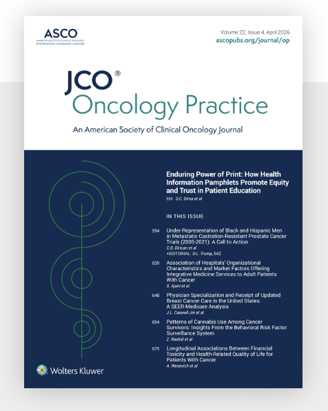 Journal of Oncology Practice: Why Patients Misunderstand Prognosis