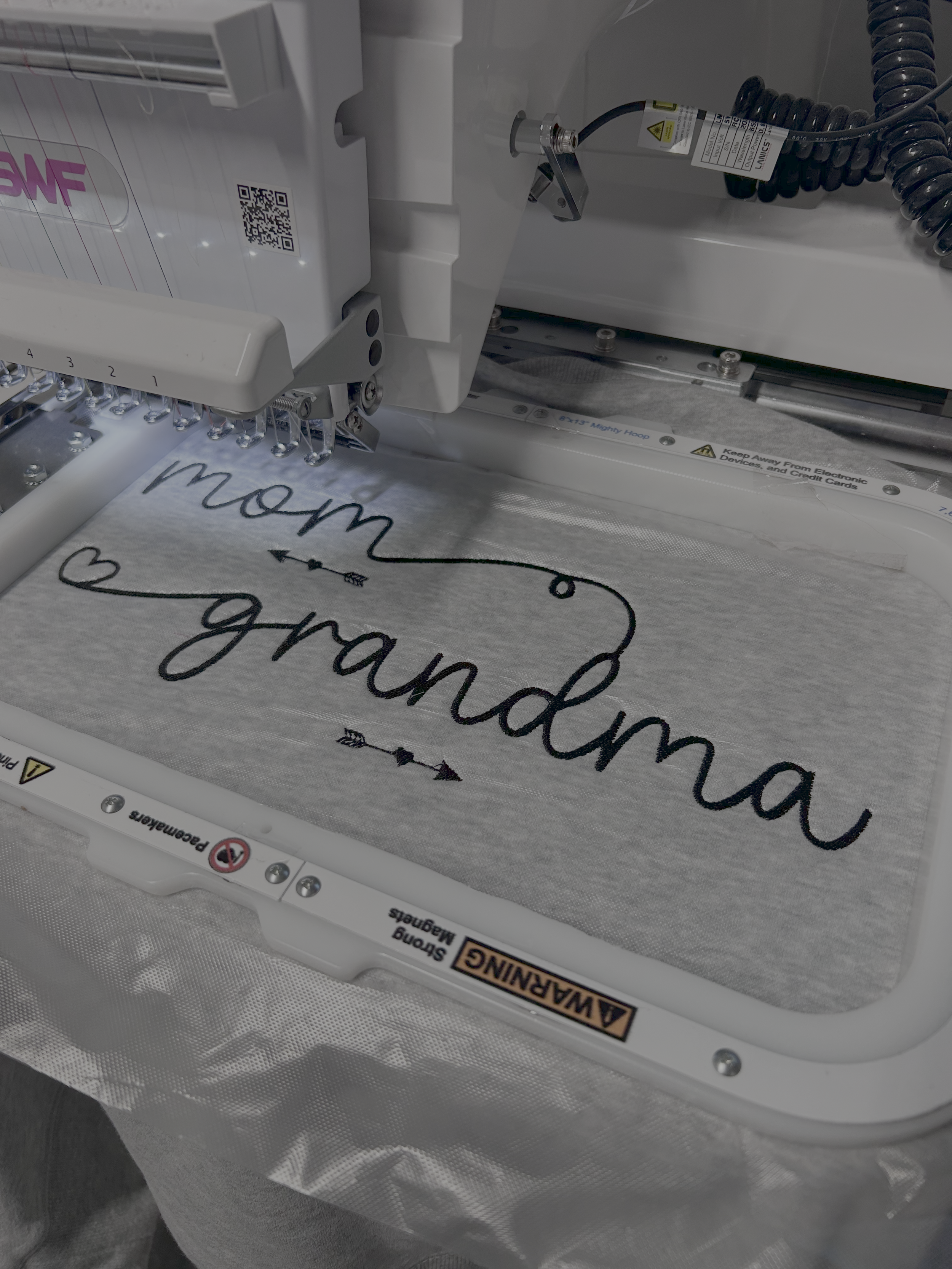 Embroidered mom to grandma