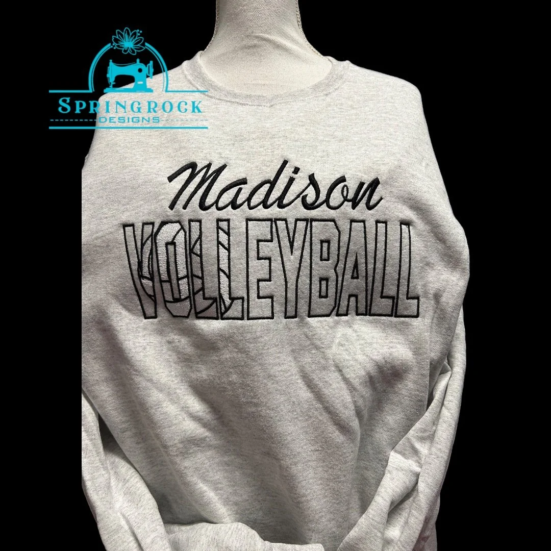 VOLLEYBALL personalizes JERSEY# or TEAM sweater