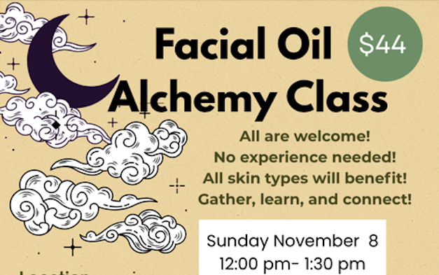 Facial Oil Alchemy Class
