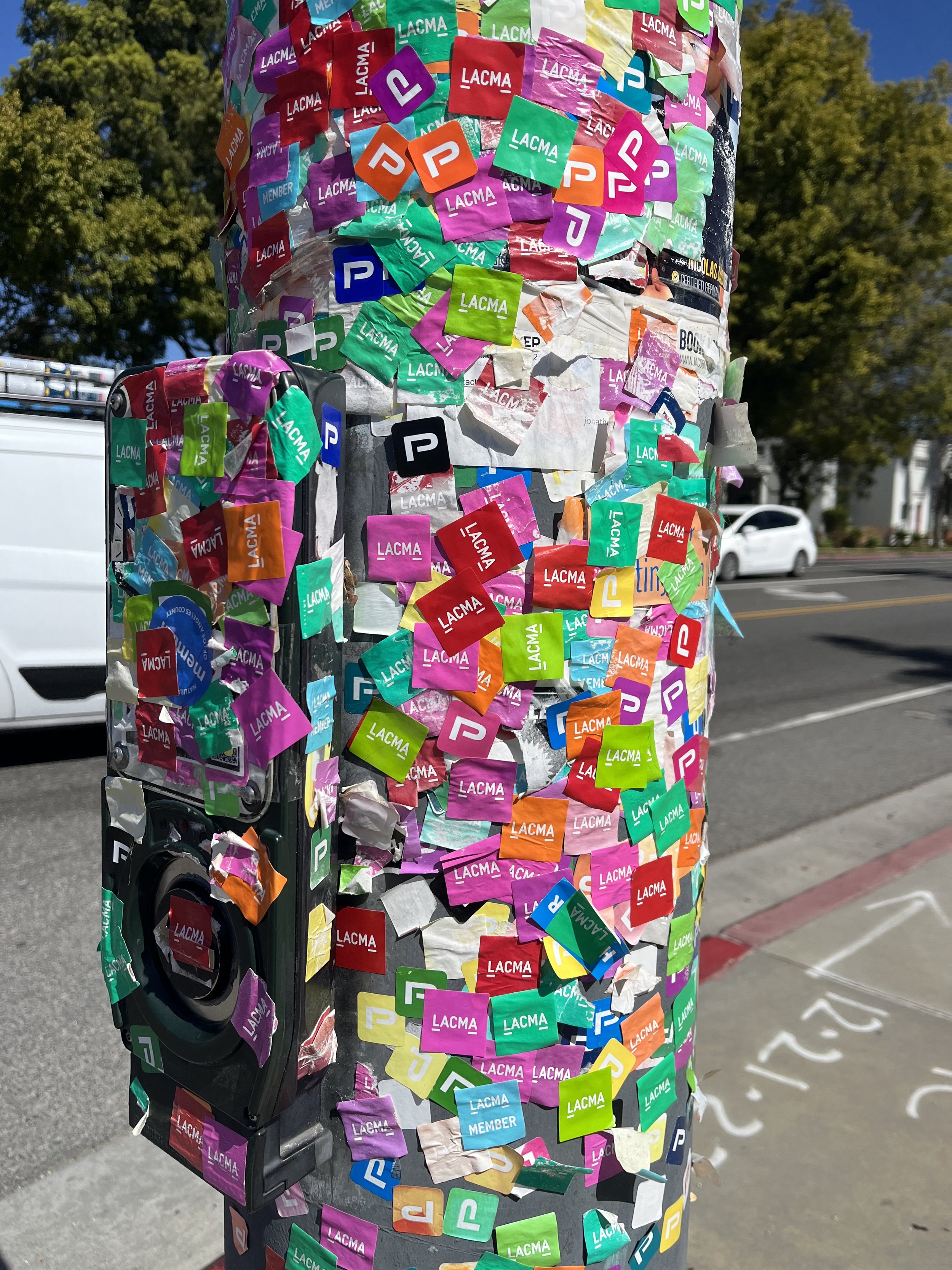 STICKERS LEFT BEHIND