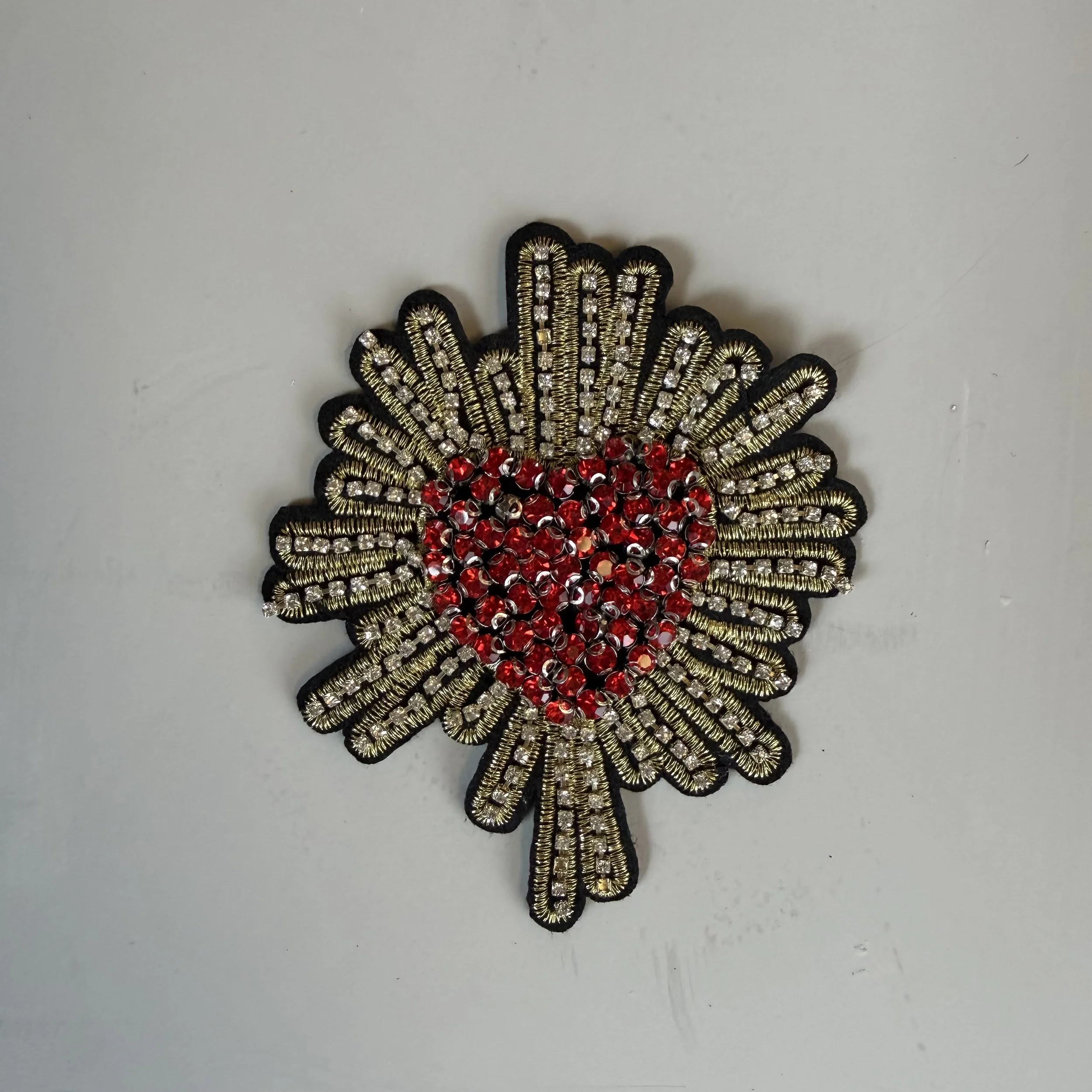 sequin heart patch