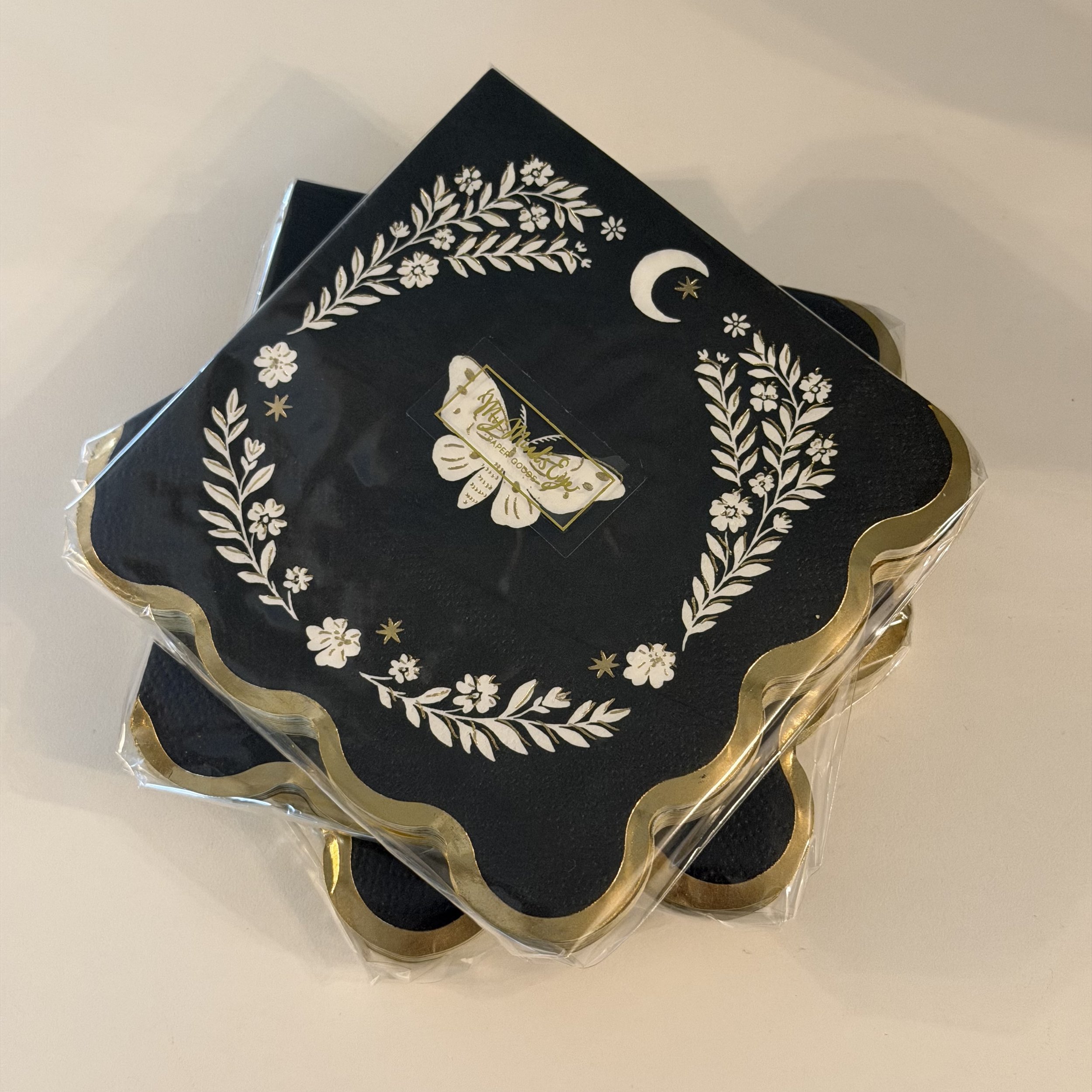 Moonlight Moth Paper Napkin