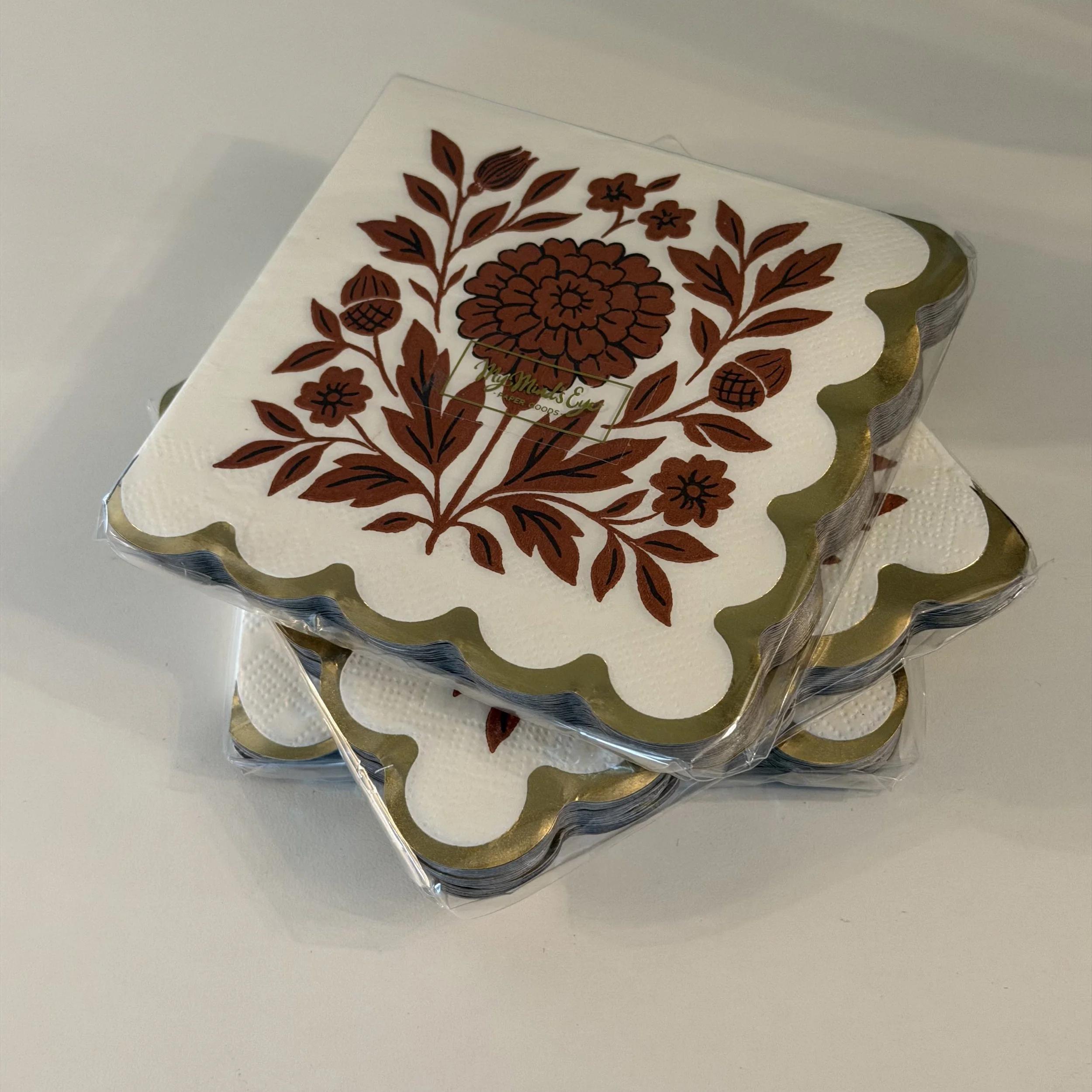 Fall Floral Paper Napkins