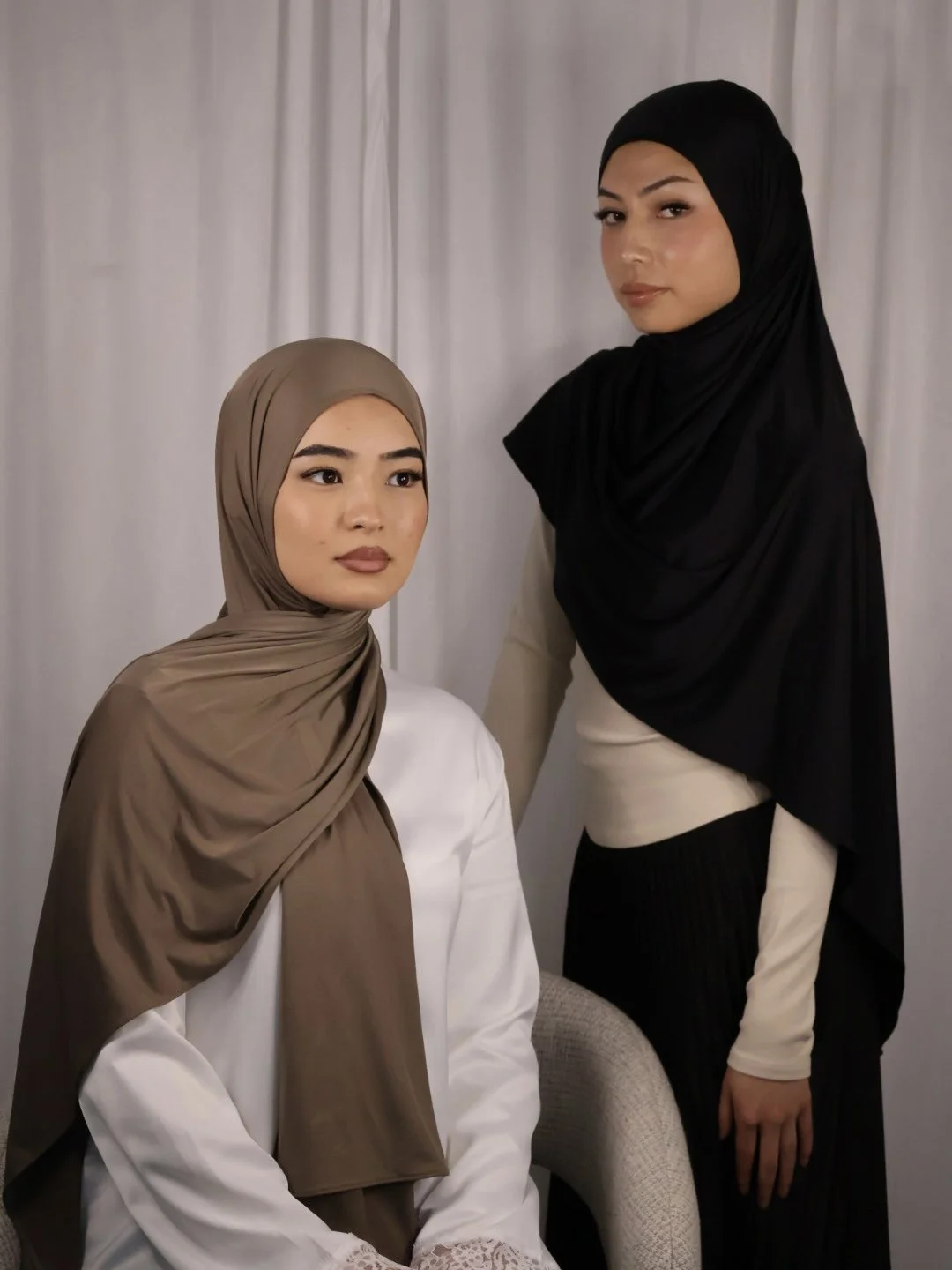 Liquid Jersey Hijab - Mocha