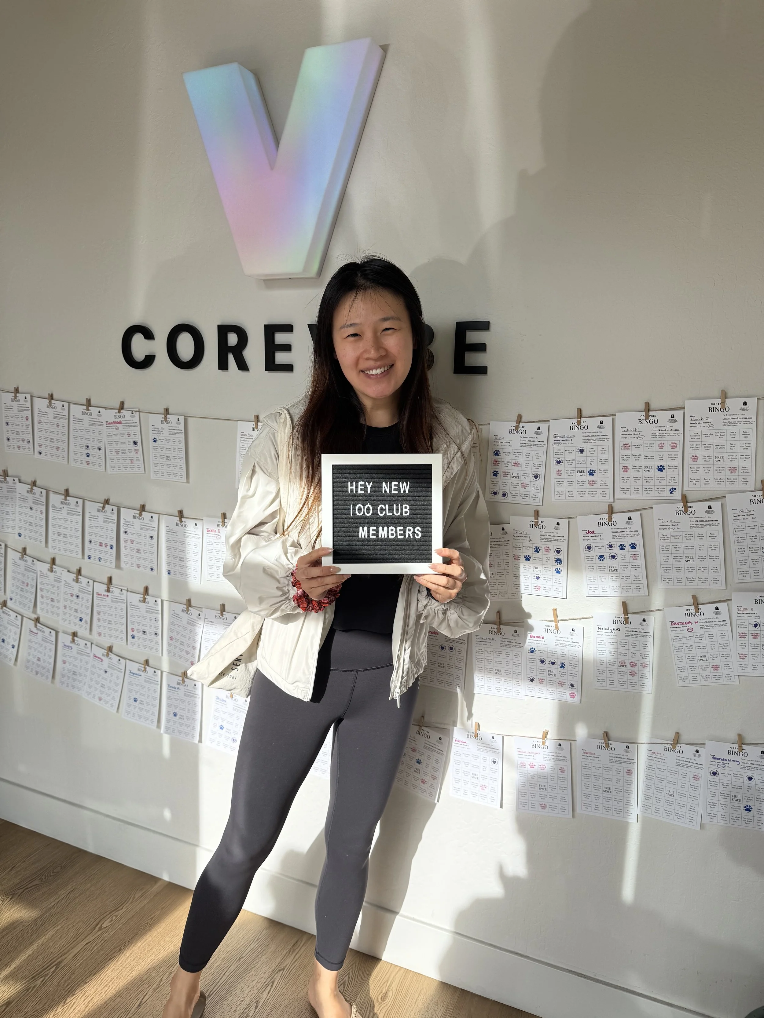  not our first client to hit 100 class milestone but one of the first! (can’t wait to celebrate more) 
