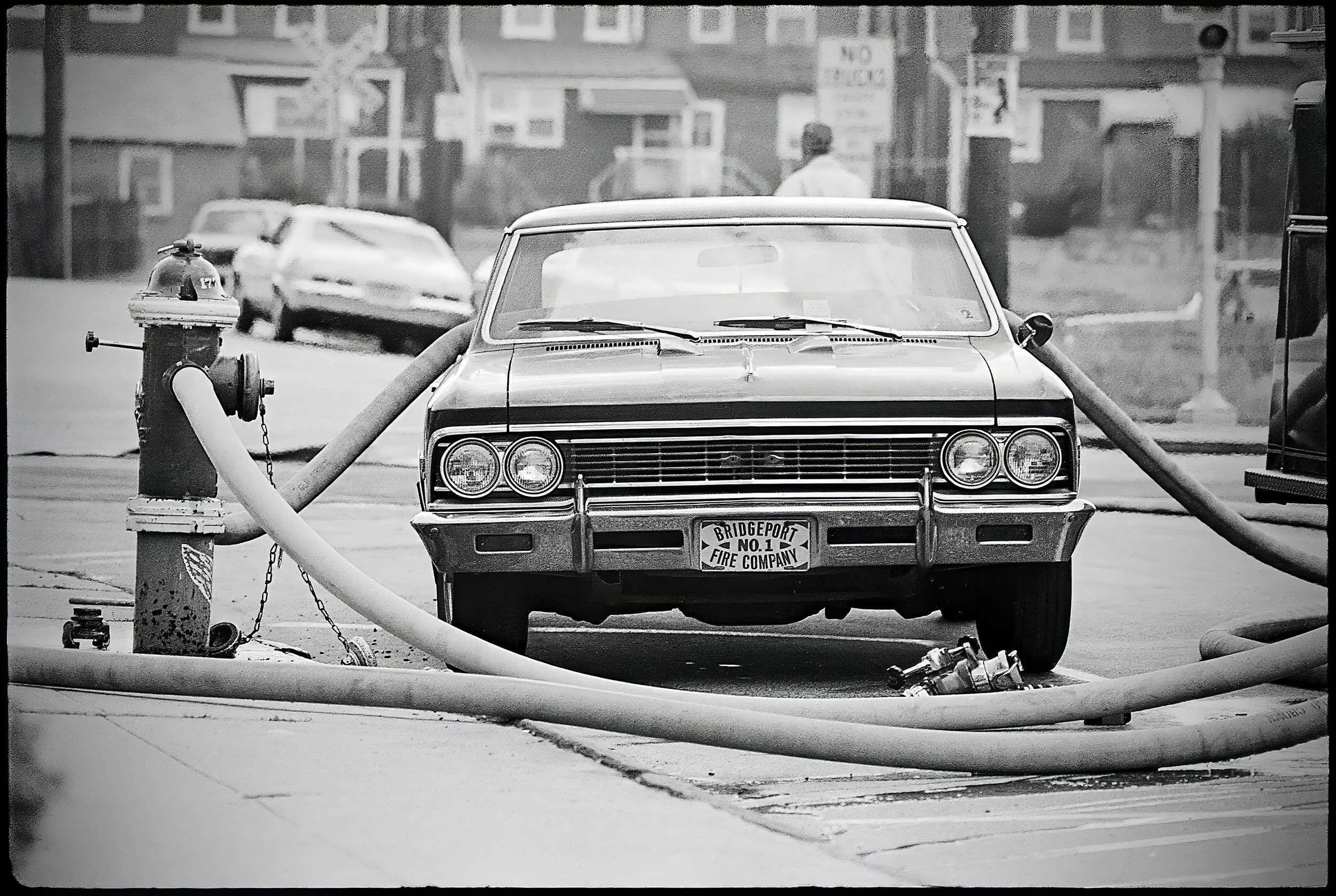 Hosed Fireman
