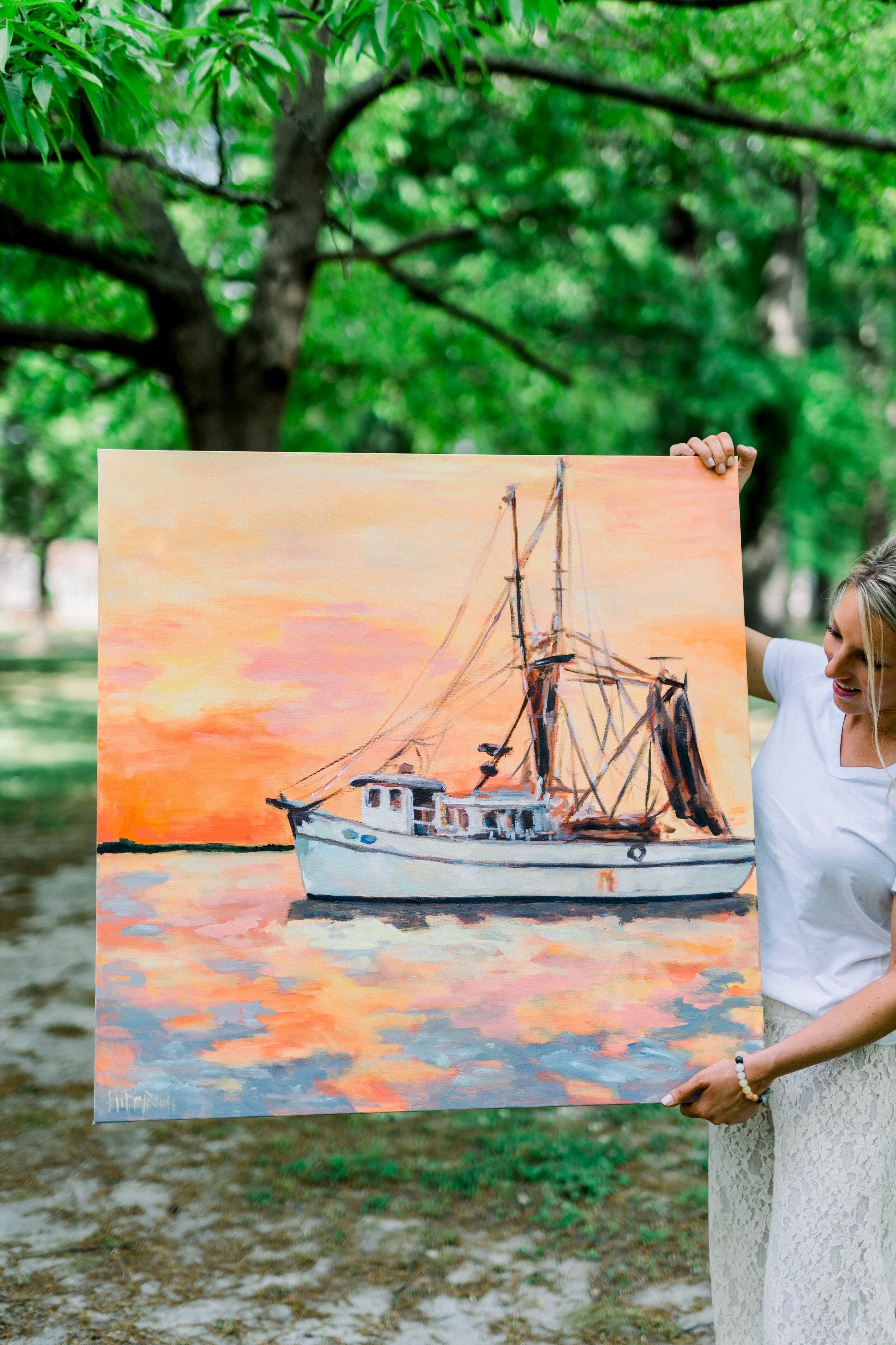 NC Shrimp Boat Giclee