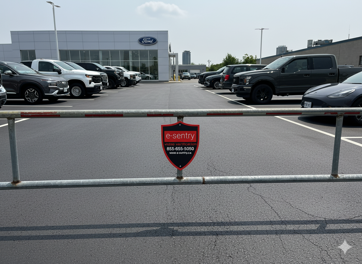AI lot security for automotive and powersports dealership