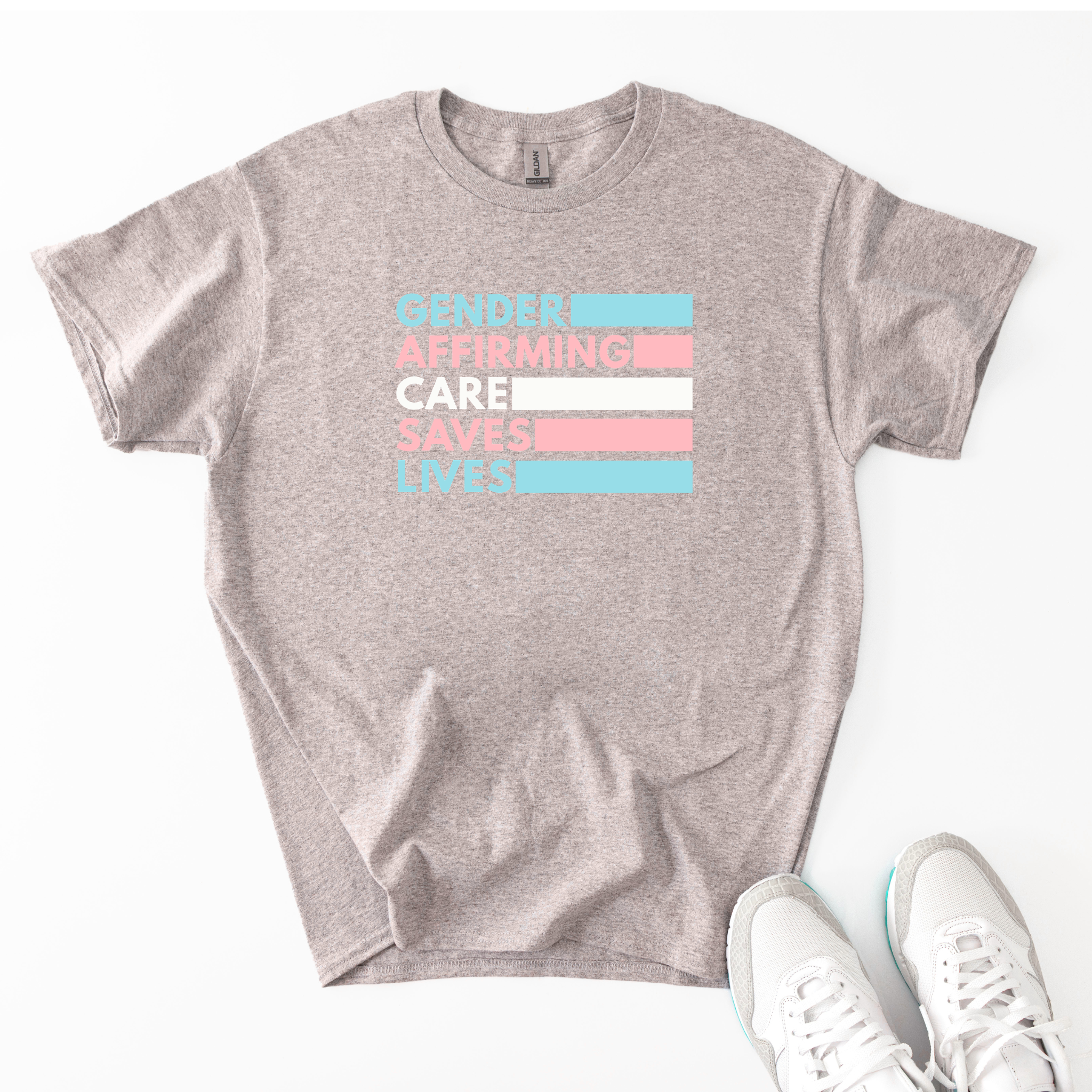 This shirt is available in Light Pink and Sport Gray. Light Pink is 100% cotton, while Sport Gray is a 9010 blend. Free shipping is included within the local Chattanooga area..png