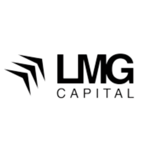 LMG Capital logo with stylized arrow design