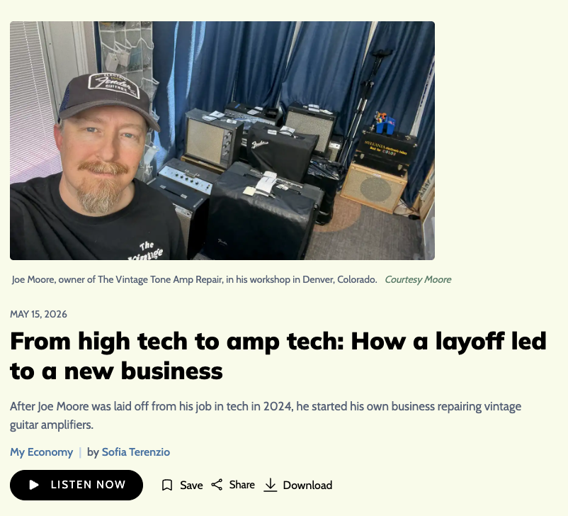 Interview on APM Marketplace