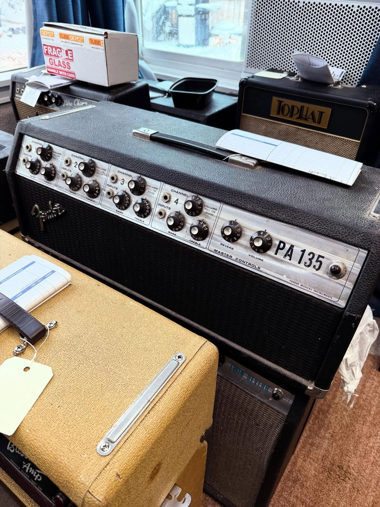 Another beast! 135&hellip; LB&rsquo;s? Lifting is P&hellip; in the A? Joking aside, this cool somewhat rare piece is in for servicing.