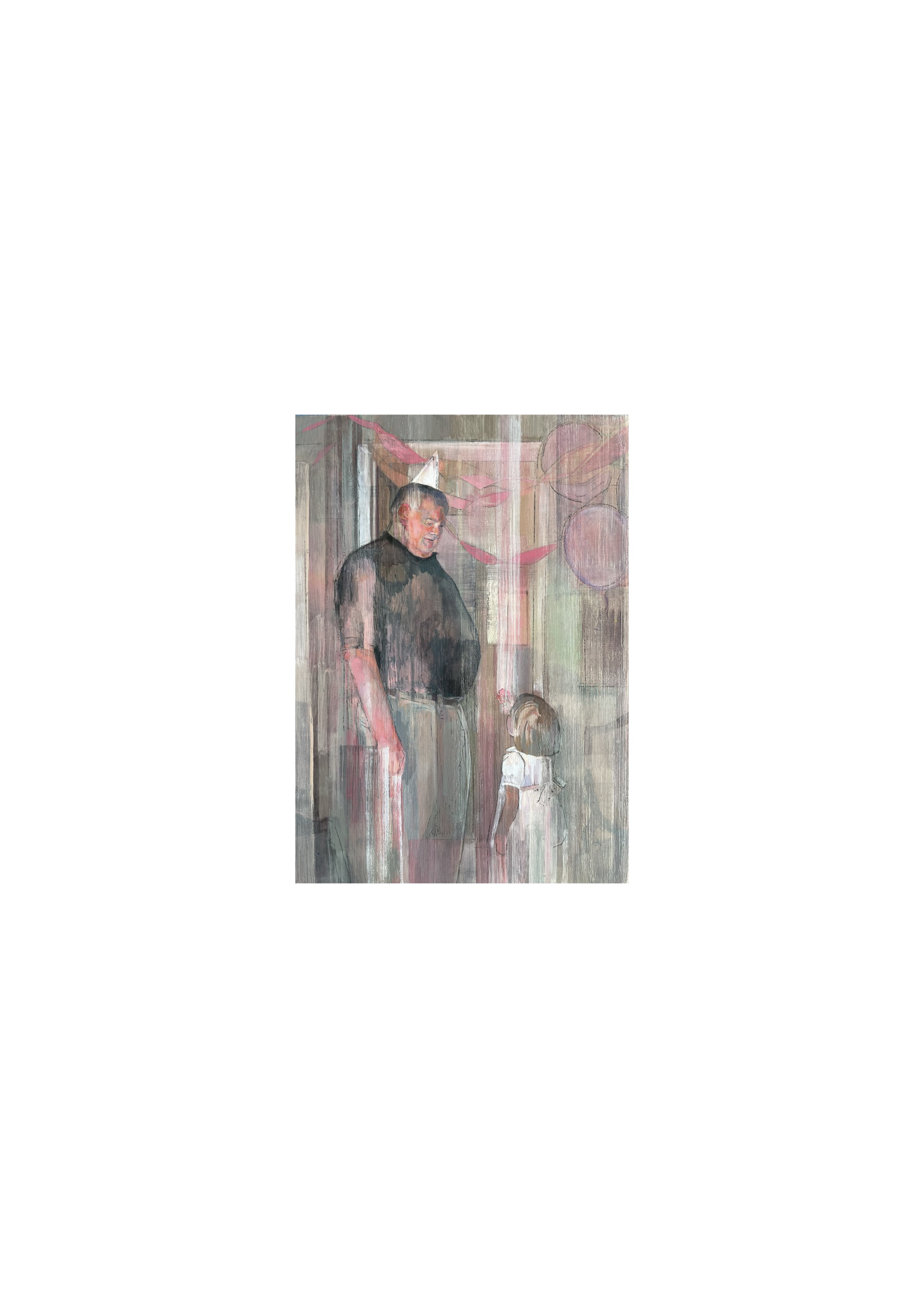 Being | acrylic on panel | 5" x 7" | 2024