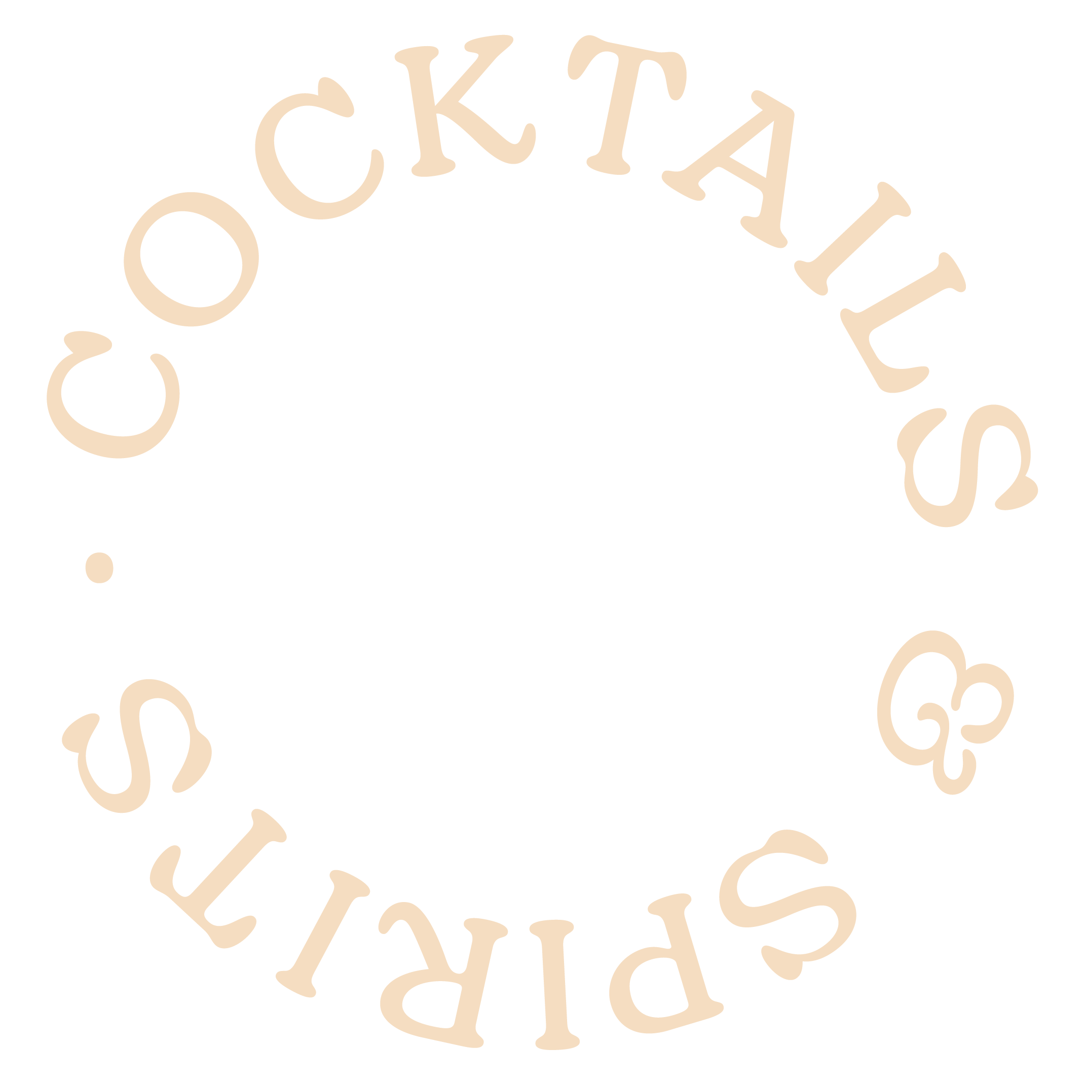 Cocktails and spirits graphic