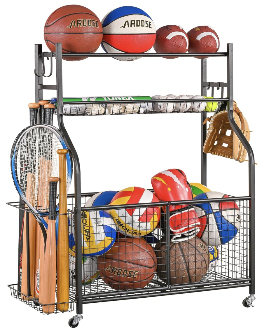 Sports Equipment Garage Organizer