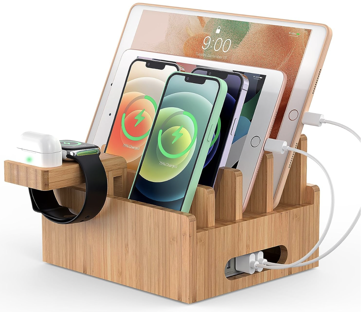 Tablet and Earbud charging station