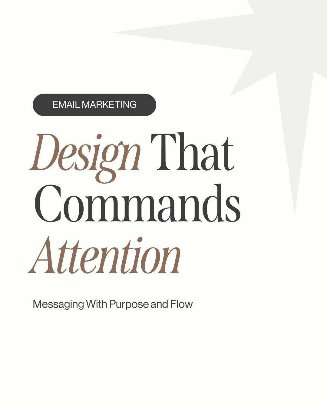Why do some emails feel easier to read?

It&rsquo;s not just about pretty layouts. From subject line to CTA, every decision shapes how people move through your message. Good design earns attention. 

#emaildesign #clarity #uxdesign #marketing #layout