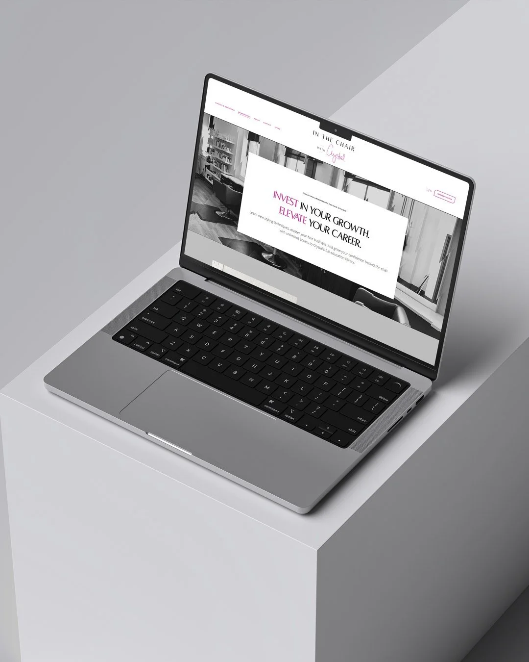 What is the key to scaling an online education business seamlessly?

For In the Chair with Crystal, the core focus was migrating and integrating all online classes and education into a new, efficient system. The goal wasn't just to look good, but to 