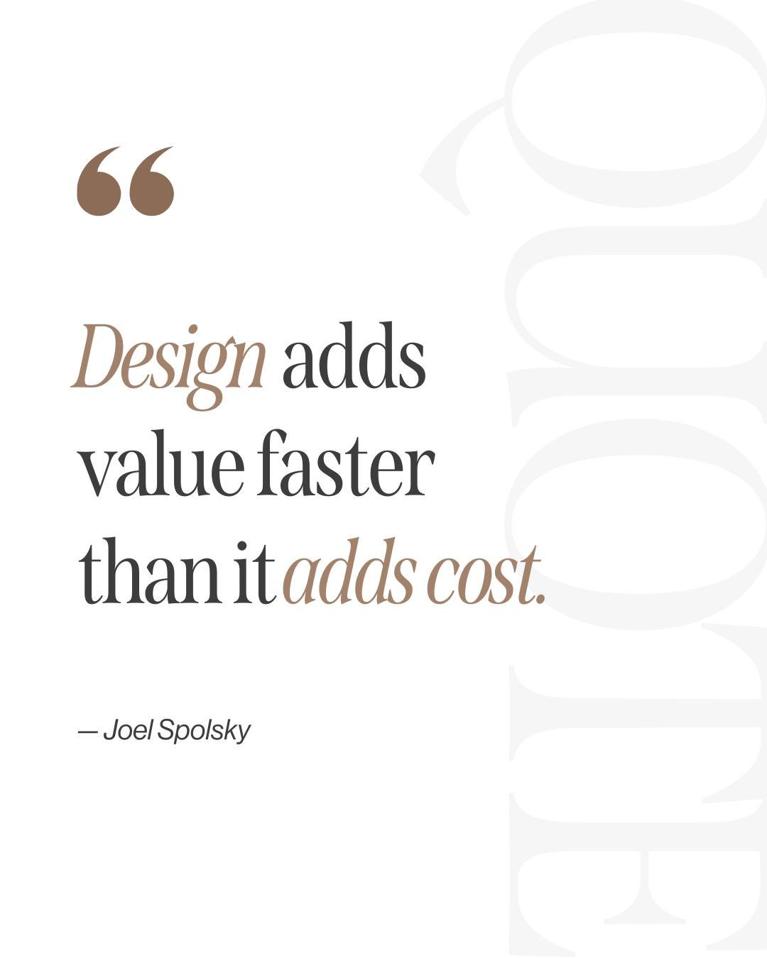 Design is often seen as an expense, but in reality, it&rsquo;s an investment that starts working right away.

When your visuals are clear and consistent, decisions get easier.
Trust builds faster.
And your brand feels more confident everywhere it sho