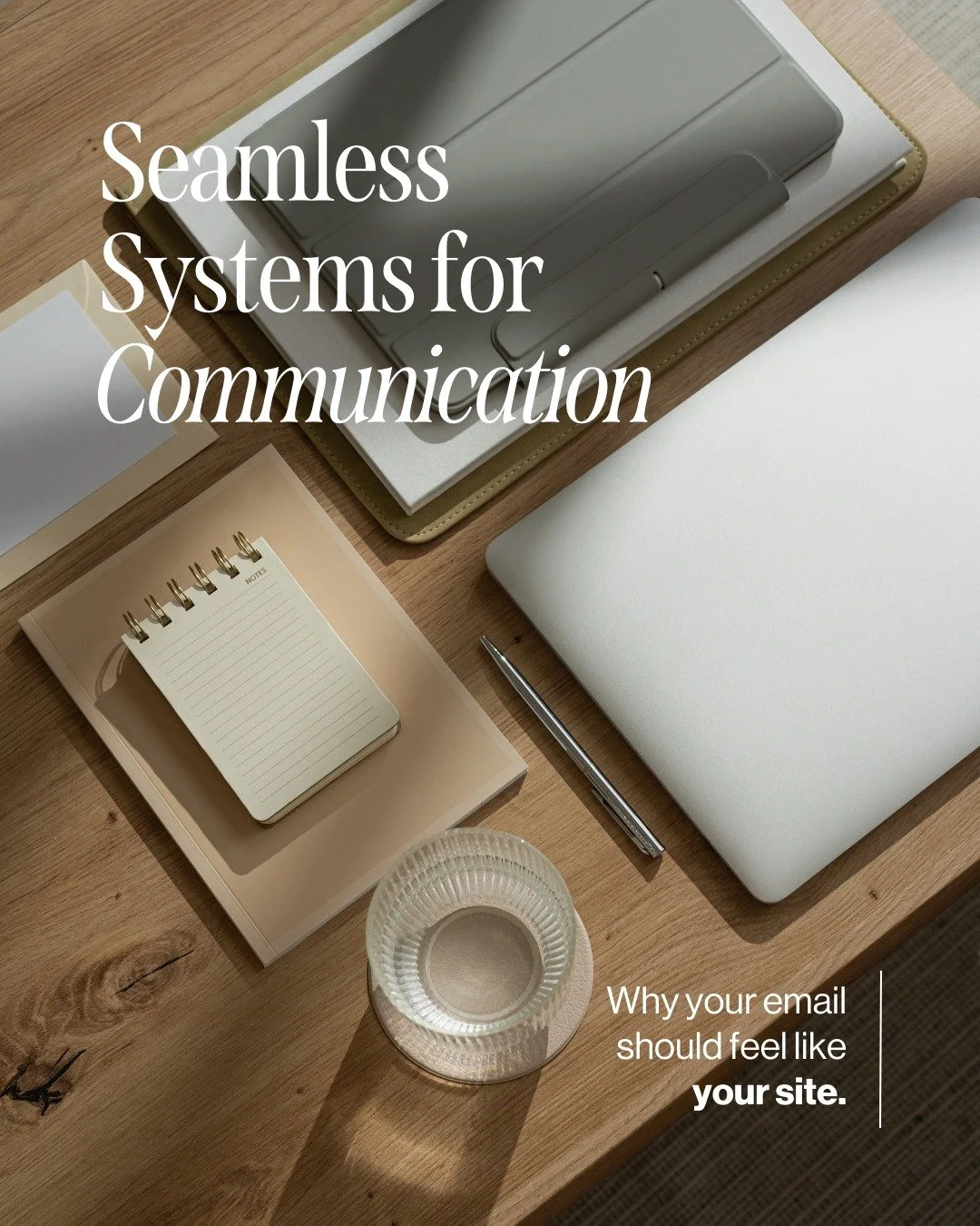 Email marketing is most effective when it feels like an extension of your website.

I design custom Squarespace email campaigns that maintain your brand's refined aesthetic while ensuring a seamless experience for your subscribers. By integrating you