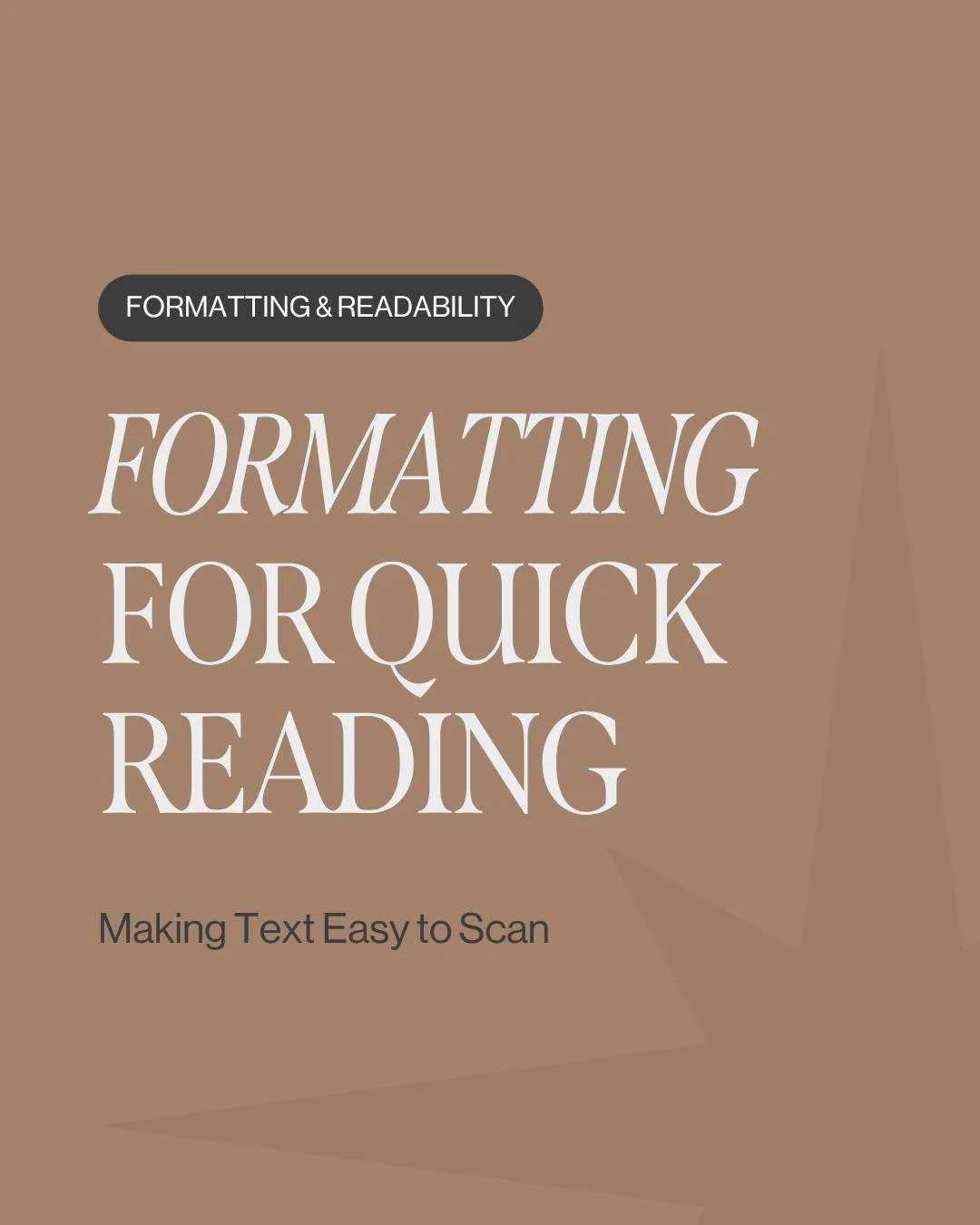 No one reads a webpage word for word on the first visit.

Structuring text with bold headings and short paragraphs allows visitors to quickly find the exact details they need. This visual formatting keeps the reader engaged and ensures the core messa
