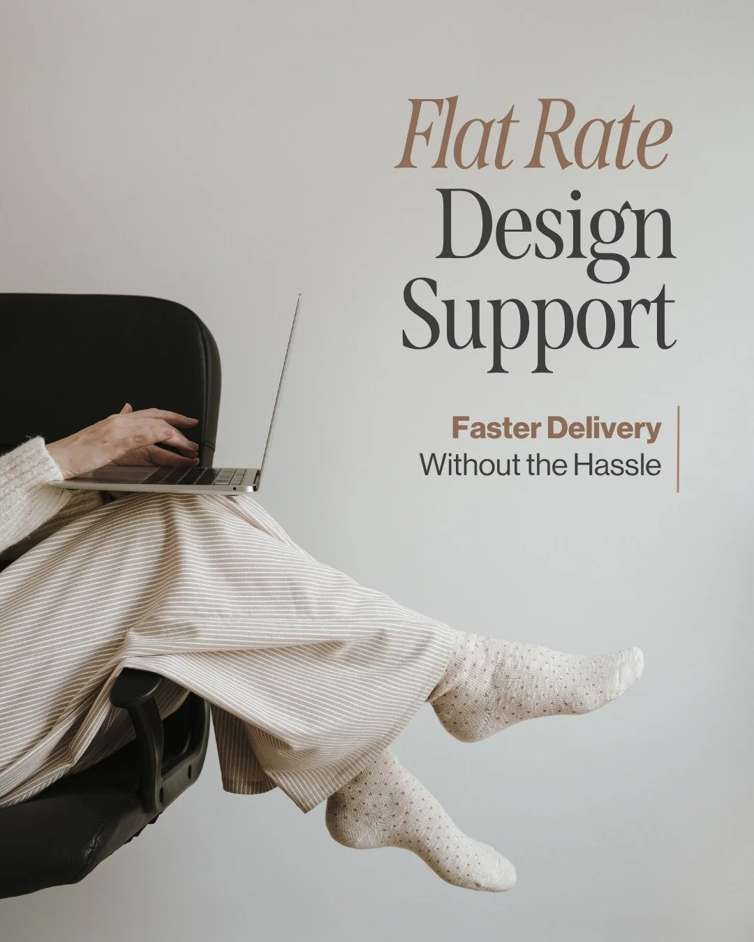 Unpredictable hourly billing creates unnecessary friction when you need immediate design work.

A monthly flat rate model provides complete flexibility without the hassle of gathering constant project quotes. This structure allows you to prioritize u