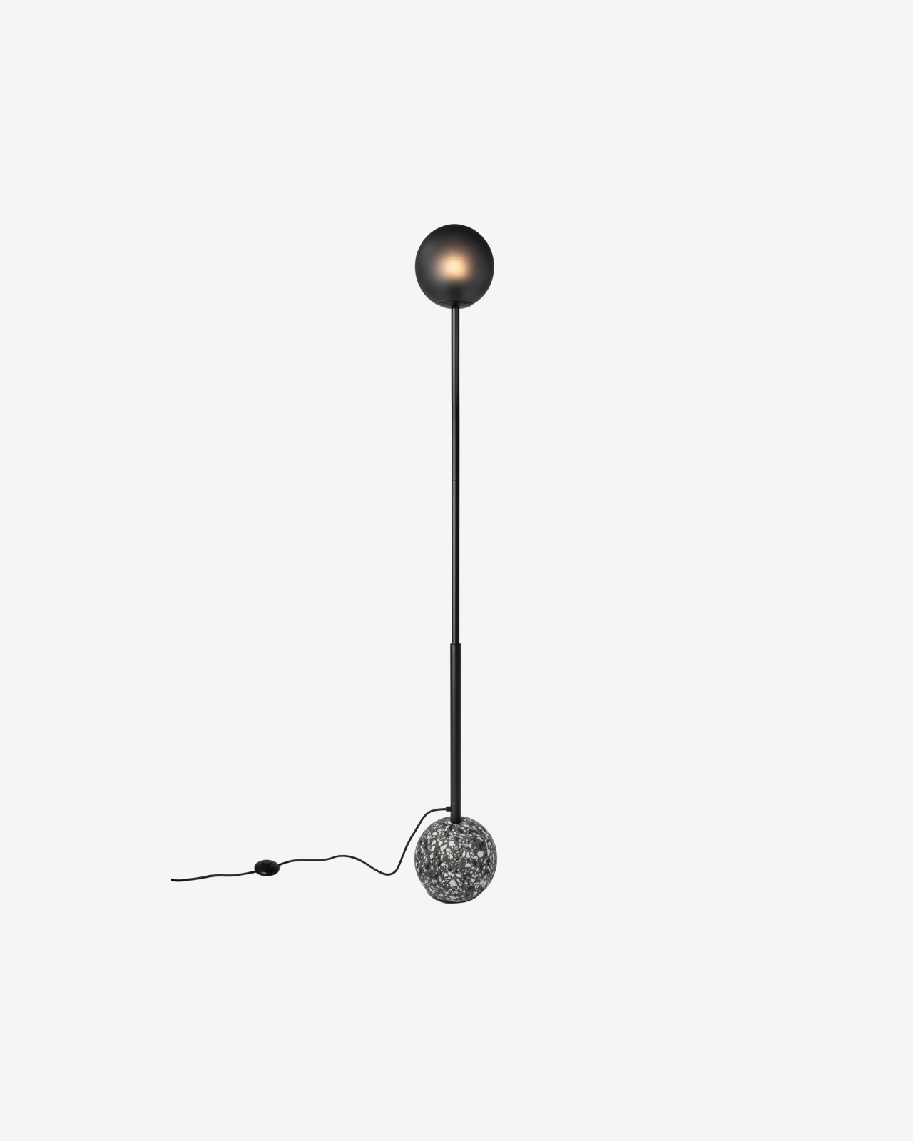 Black Terrazzo Floor Lamp