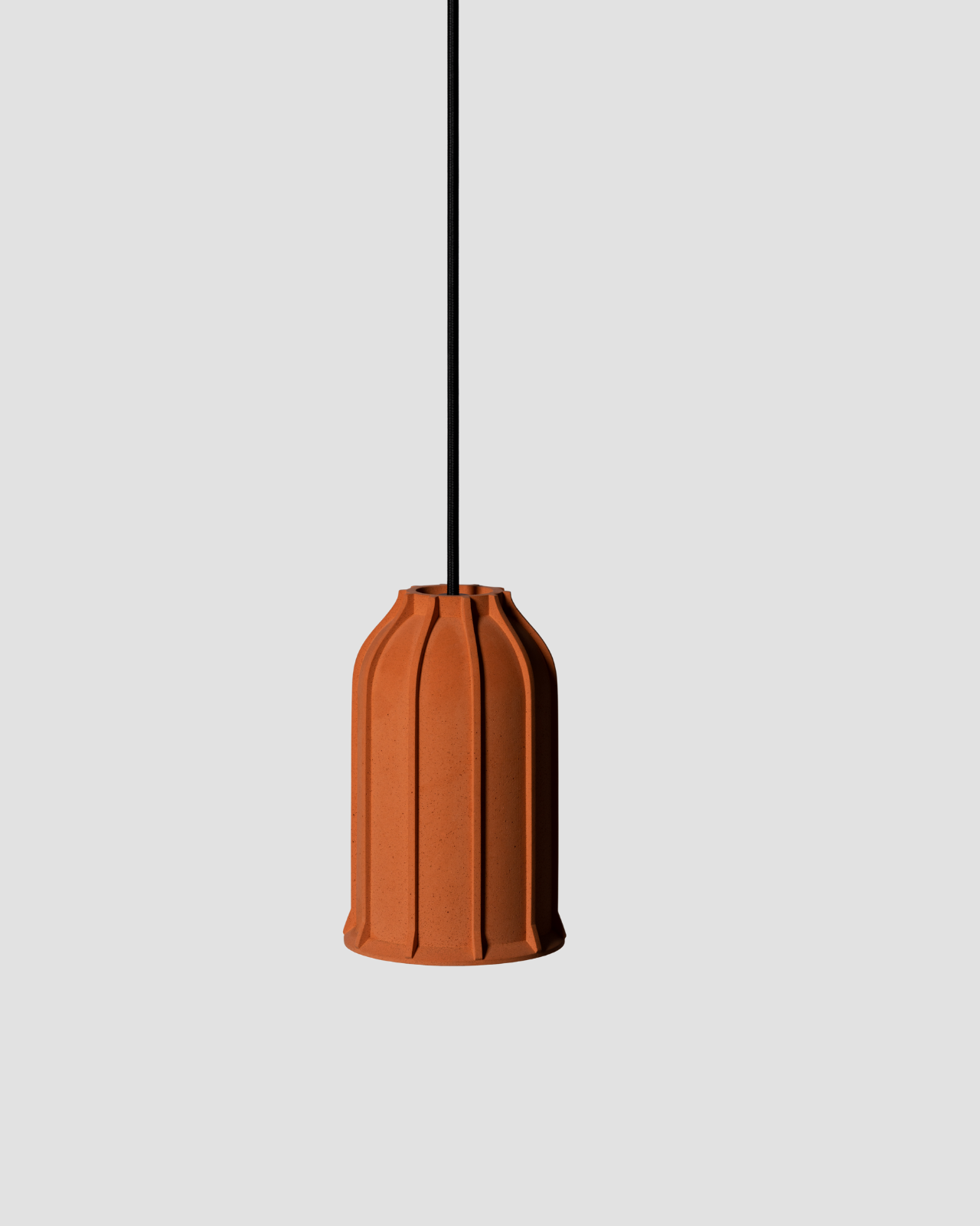 Cast Earth U Pendant Earth Orange