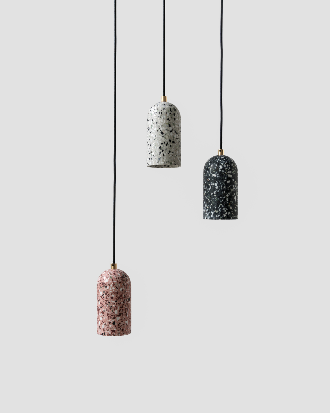 U Terrazzo Pendant White Red Black