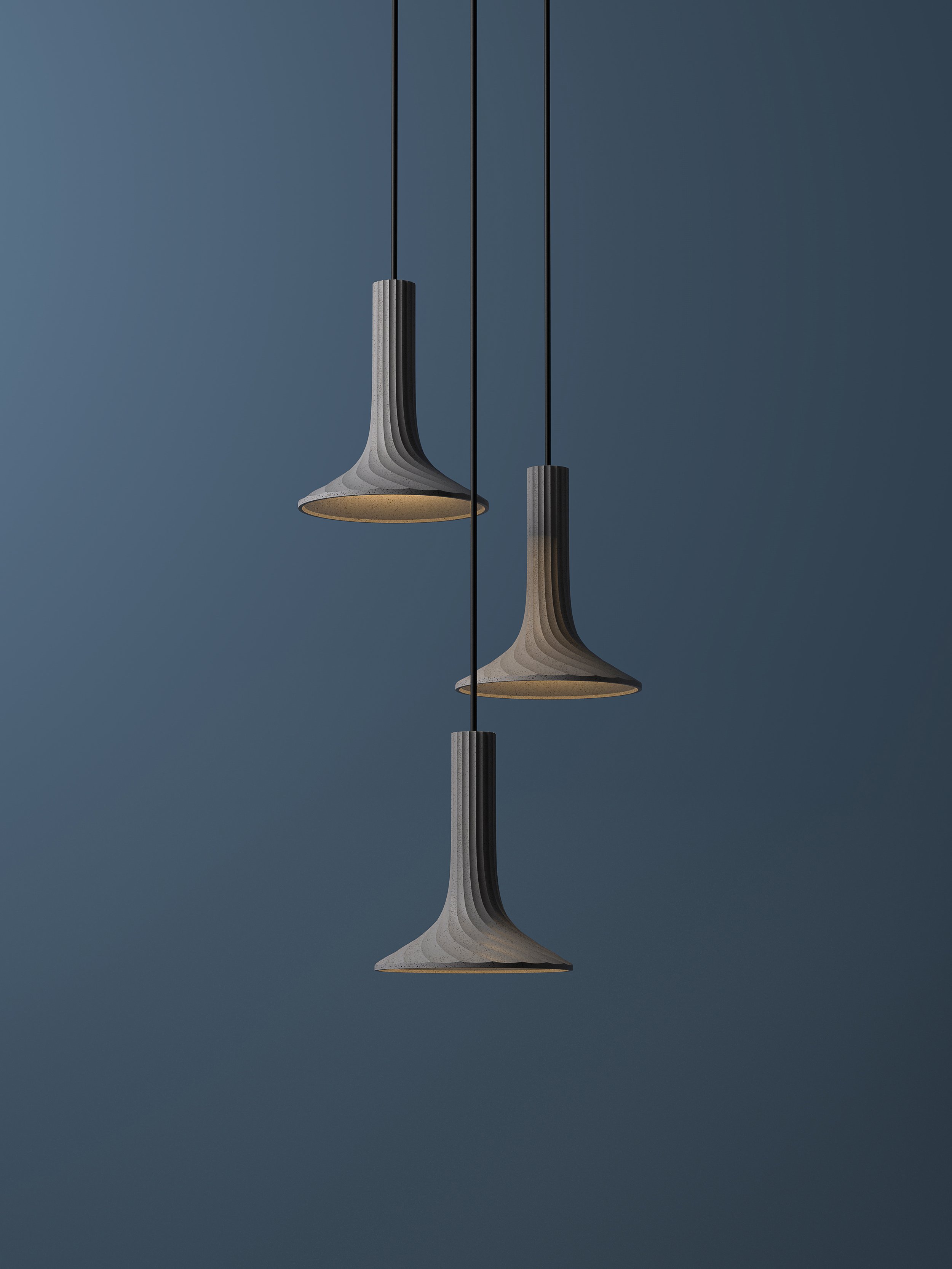 Xuan Concrete Pendant