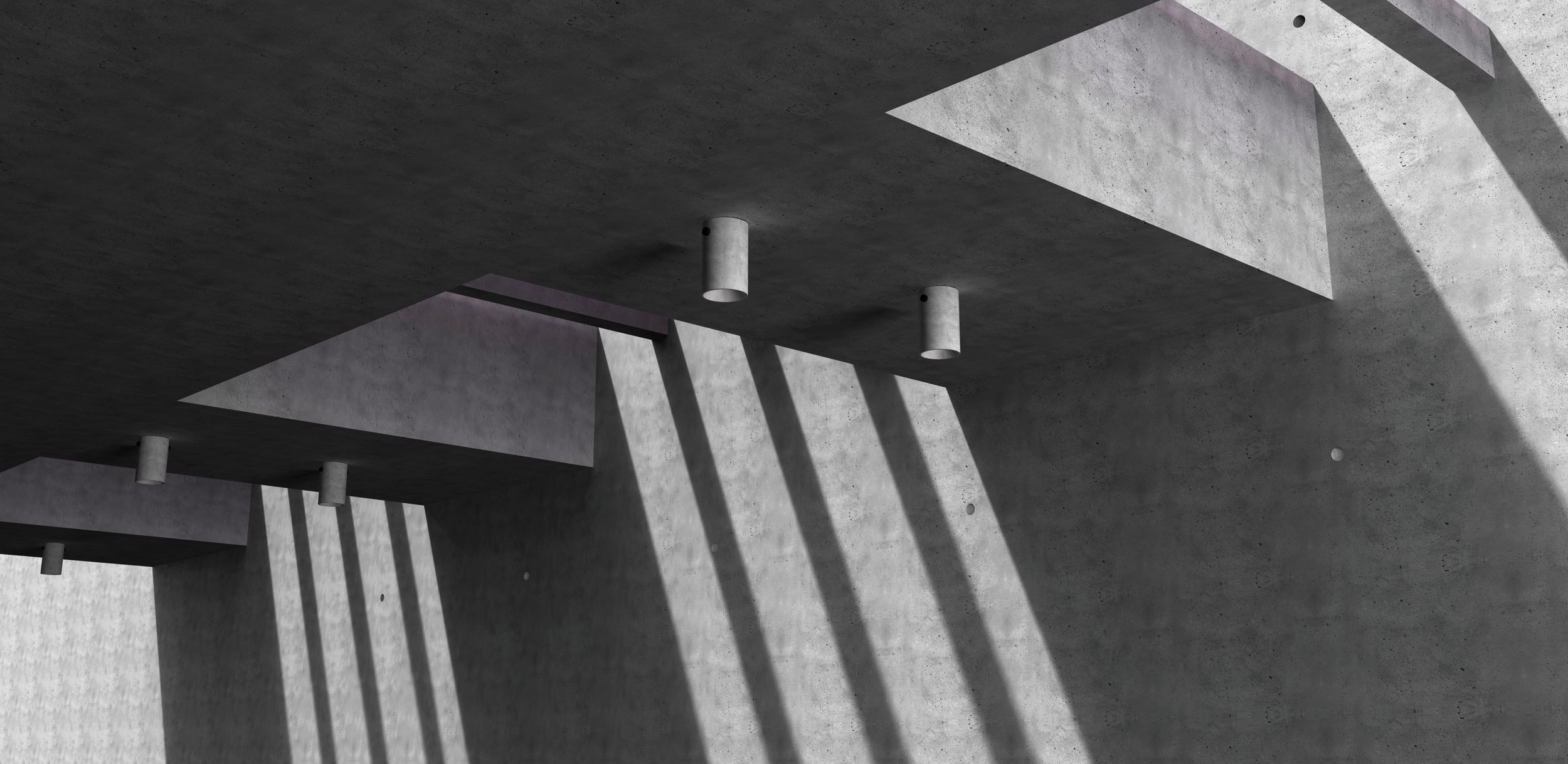 LV Concrete Ceiling Light