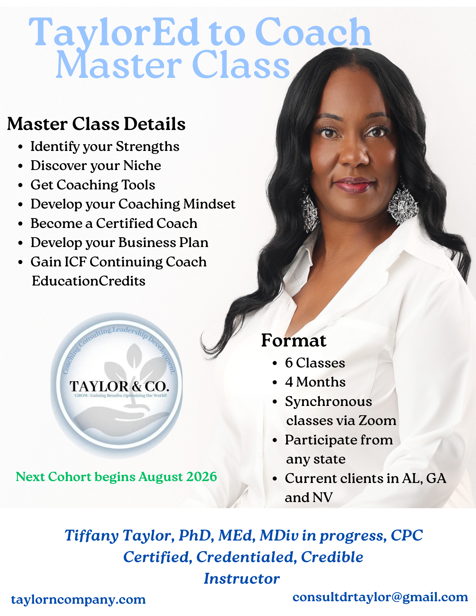 TaylorEd to Coach Master Class