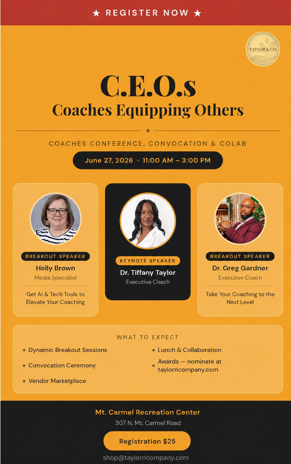 Coaches Conference, Convocation, & CoLab