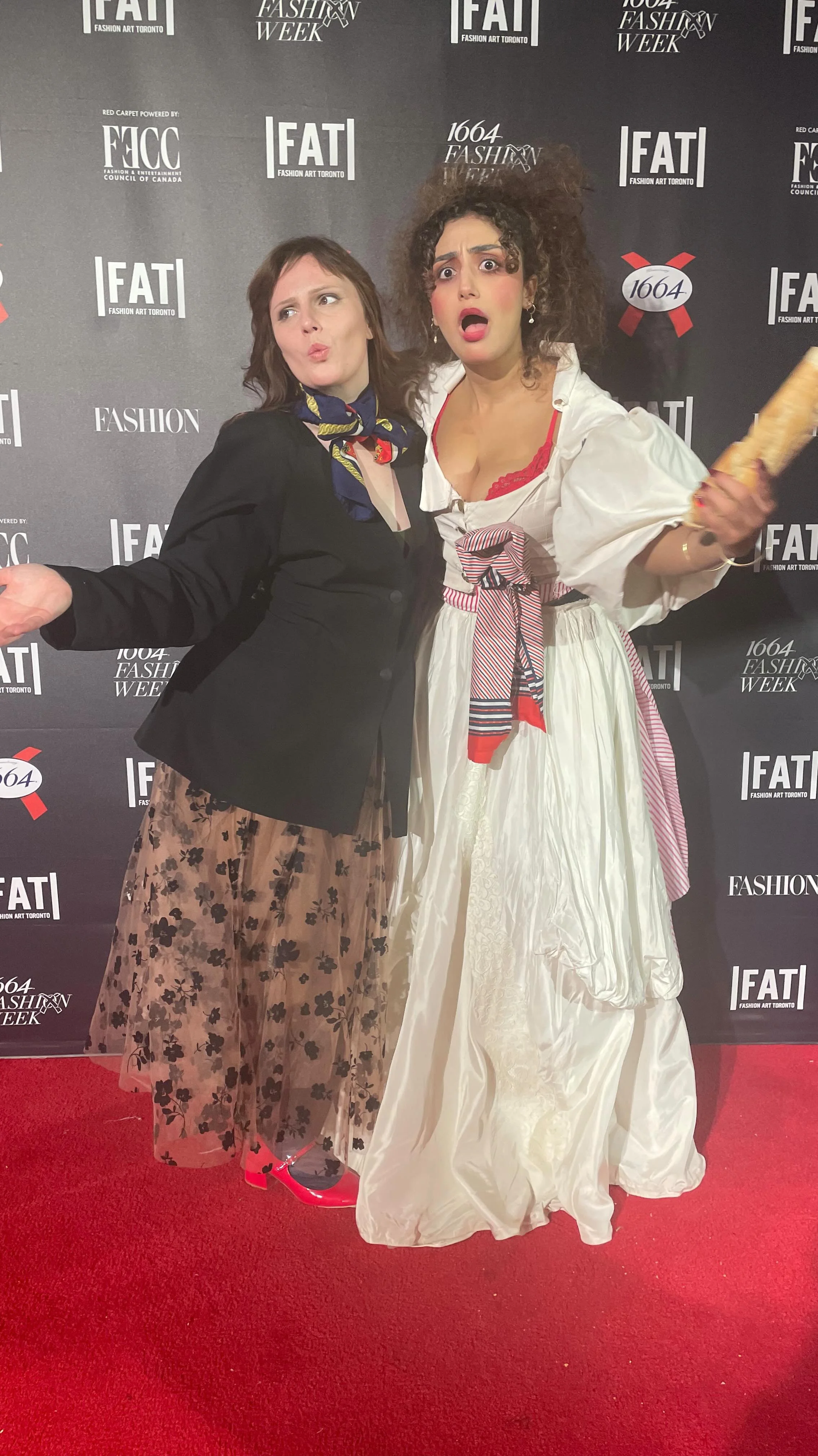 For this season in Toronto, I knew I needed to find a team that could reflex that chaos I was planning for the runway but also serve high levels of face and attitude. Isa did a perfect job at this. She is such a beautiful model and kind hearted frien
