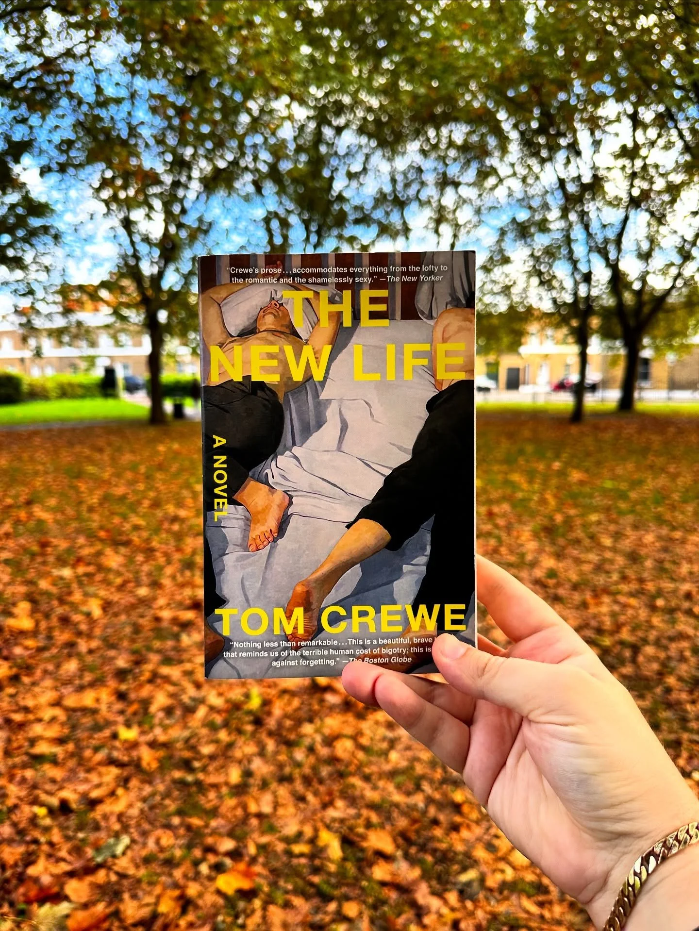 Do you ever hold onto a book because it is attached to a memory? 

Take a look at this photo of THE NEW LIFE, the Tom Crewe novel about two curious colleagues who decide, against all odds, to try and publish a book about homosexuality just as Oscar W
