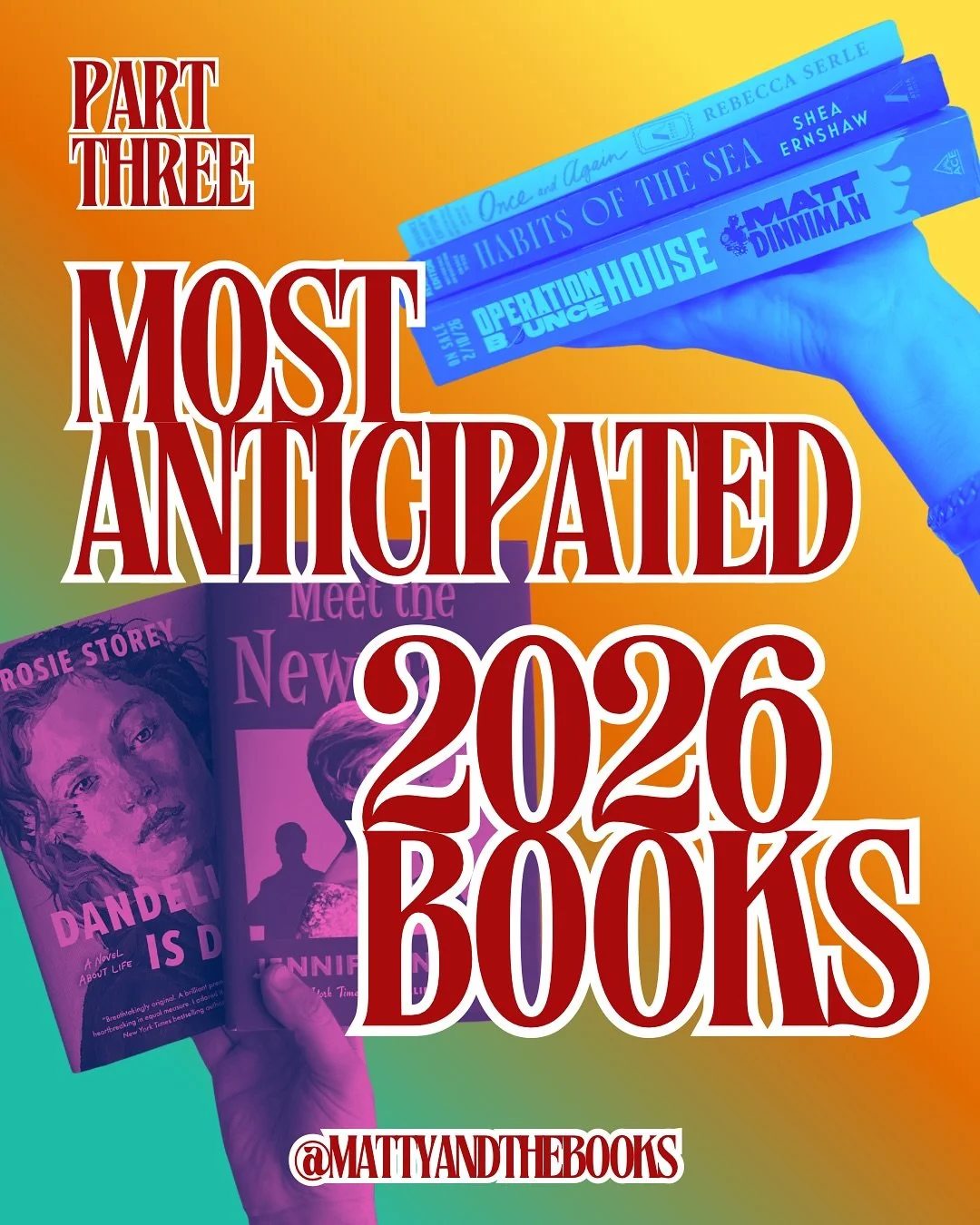 GET READY FOR AN INCREDIBLE YEAR OF BOOKS 👀🎉📚

Part three of my most anticipated list of next year&rsquo;s books is here and, given how much you loved the picks on the first two parts, I KNOW you&rsquo;re gonna fall in love with this list. Some ma