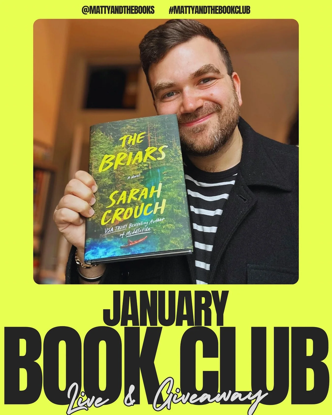 COME SAY HI TO MY FIRST BOOK CLUB PICK OF 2026! 

Raise your hand if you love a lush, atmospheric mystery with murder (ooh), romance (ahh!), and an immersive environment full of all kinds of natural dangers. Author Sarah Crouch, best known for her sc