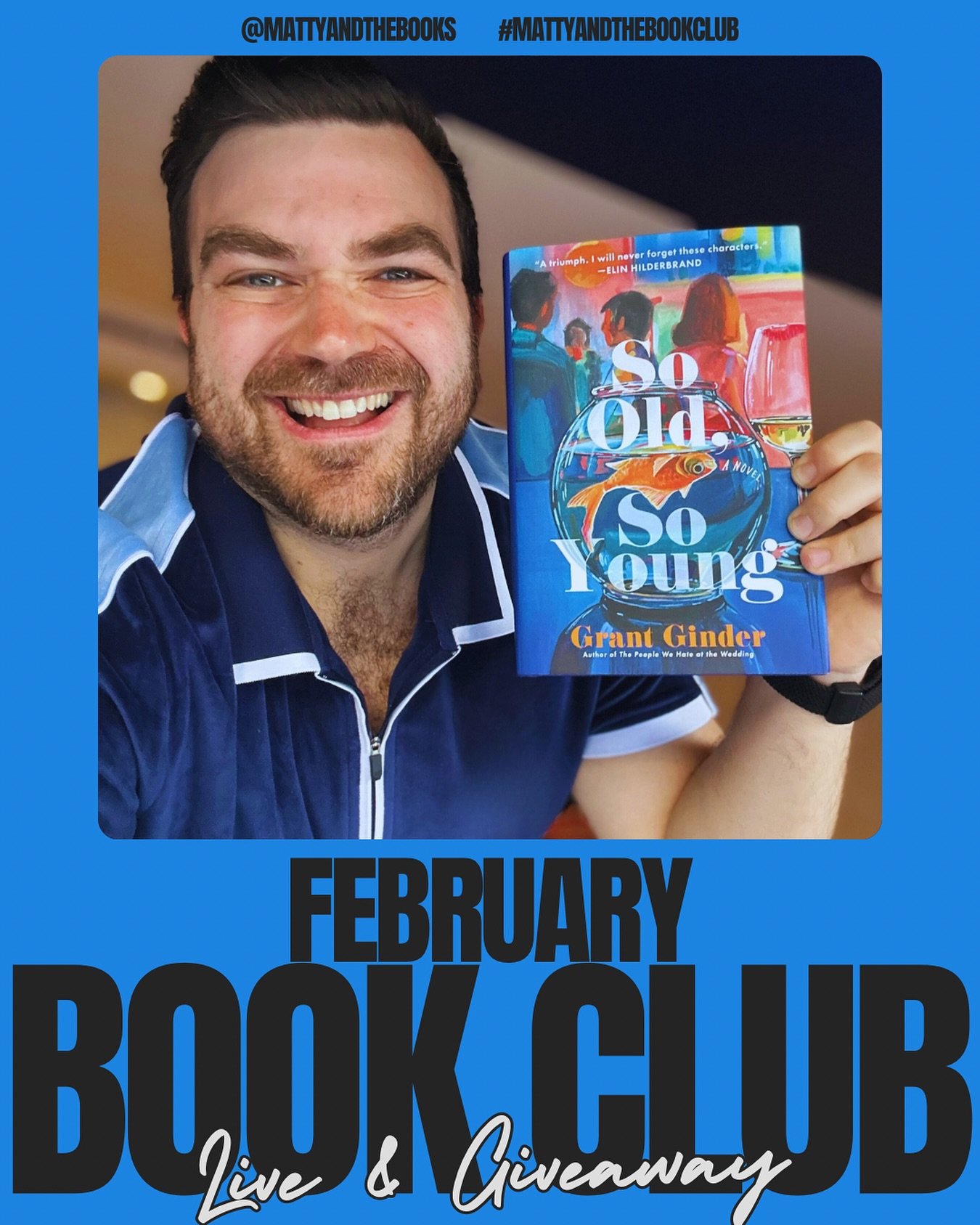 MY FEBRUARY BOOK CLUB PICK IS HERE and I am telling you now, this is the IT book of the season! 

Grant Ginder is an all-time favorite of mine, and his newest book, so simple in concept and so deep and rich in execution, is his best (and funniest) wo