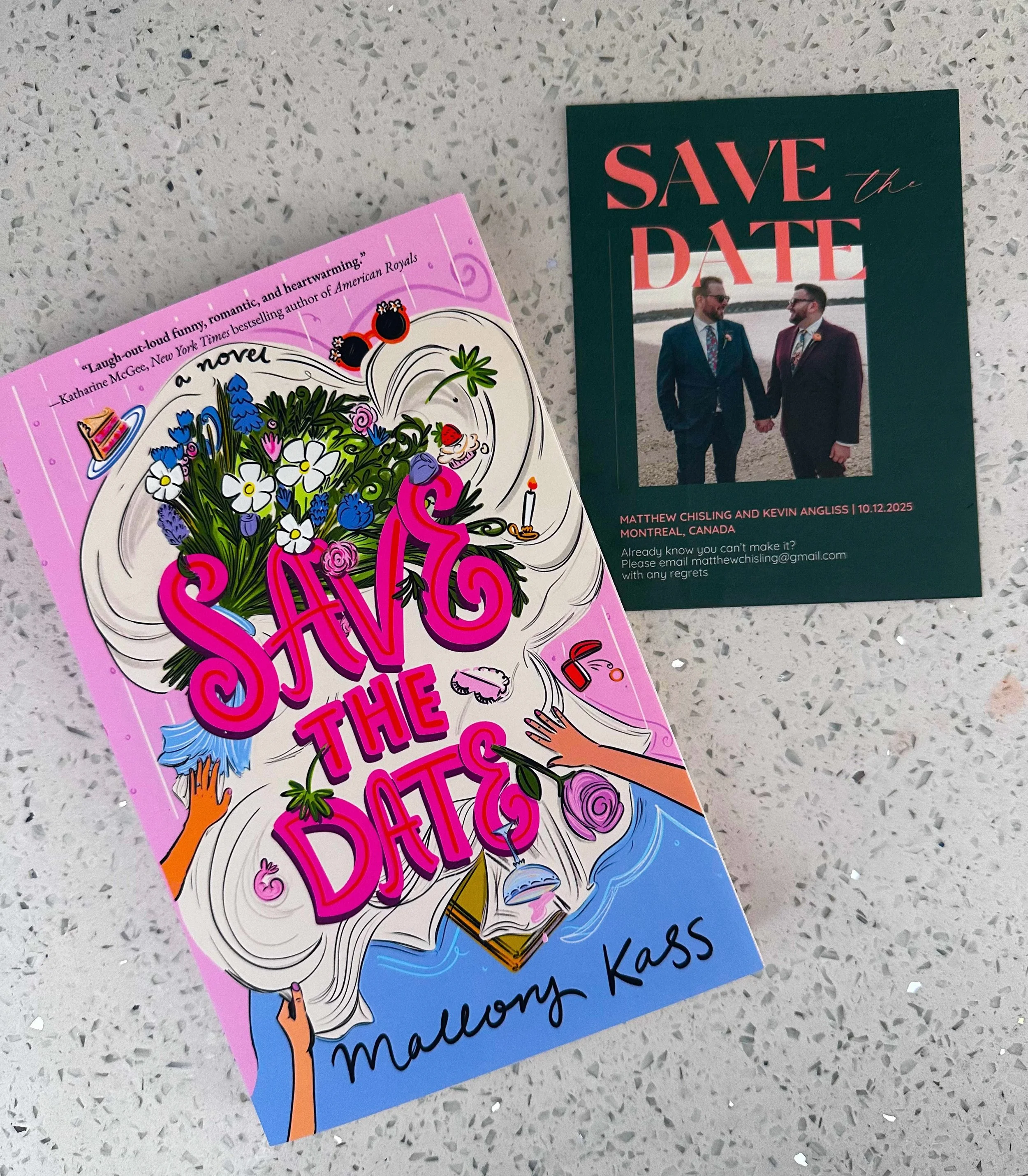 #REVIEW - SAVE THE DATE is the dreamy rom-com we need this season, a wacky over-the-top wedding where no one is with the right person... for now. 

Mallory Kass has written several books for a younger audience under a different name, but her adult ro